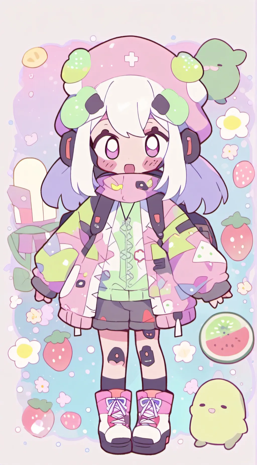 ai character: sprunki school background