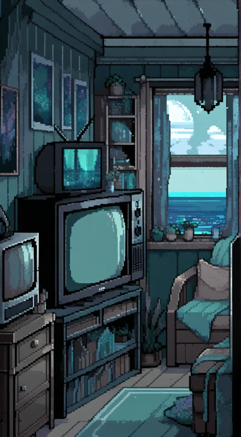 ai character: Shellvision! <3 background