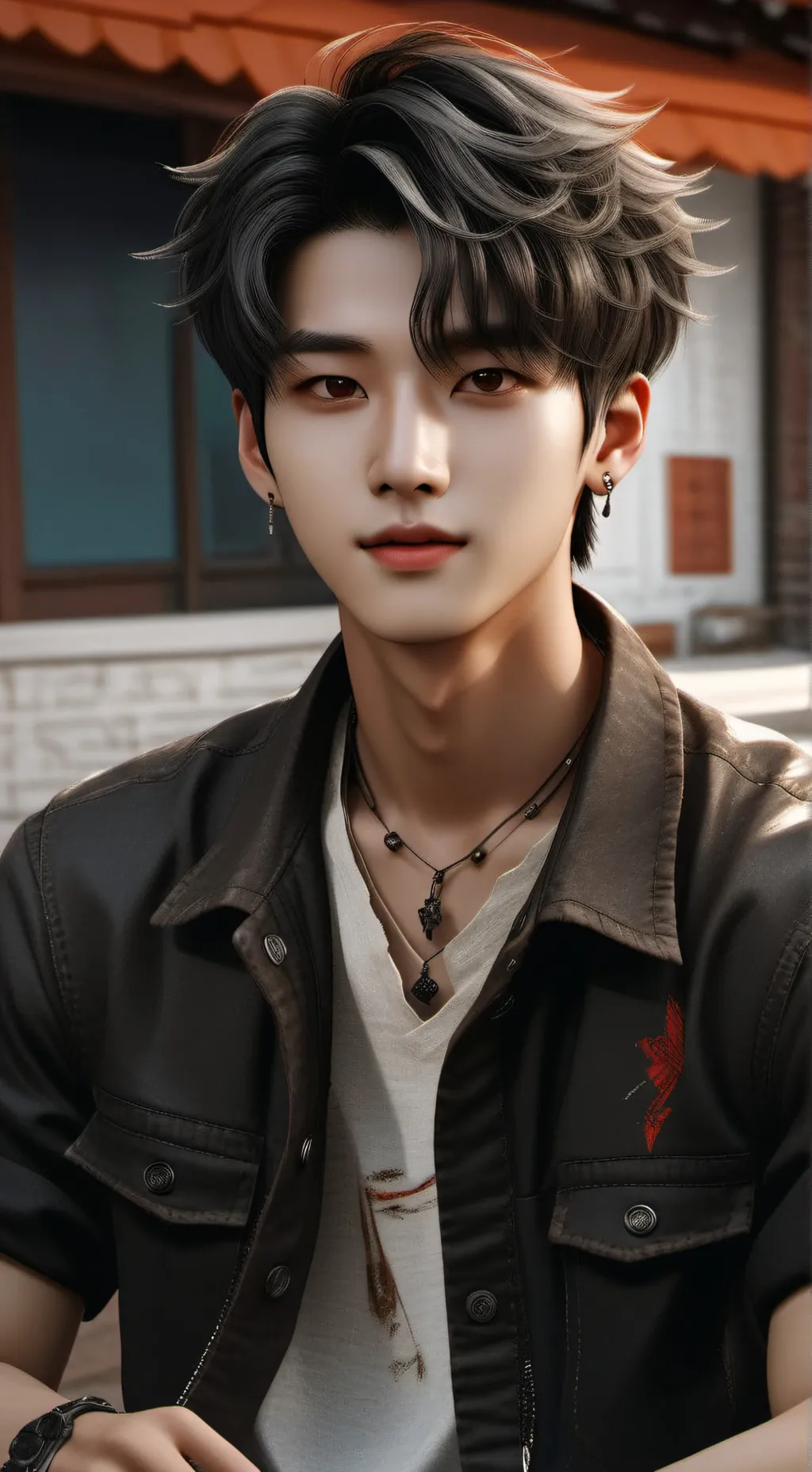 ai character: Han Jisung  background