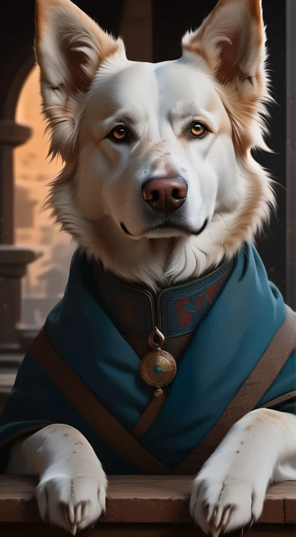 ai character: dogday background