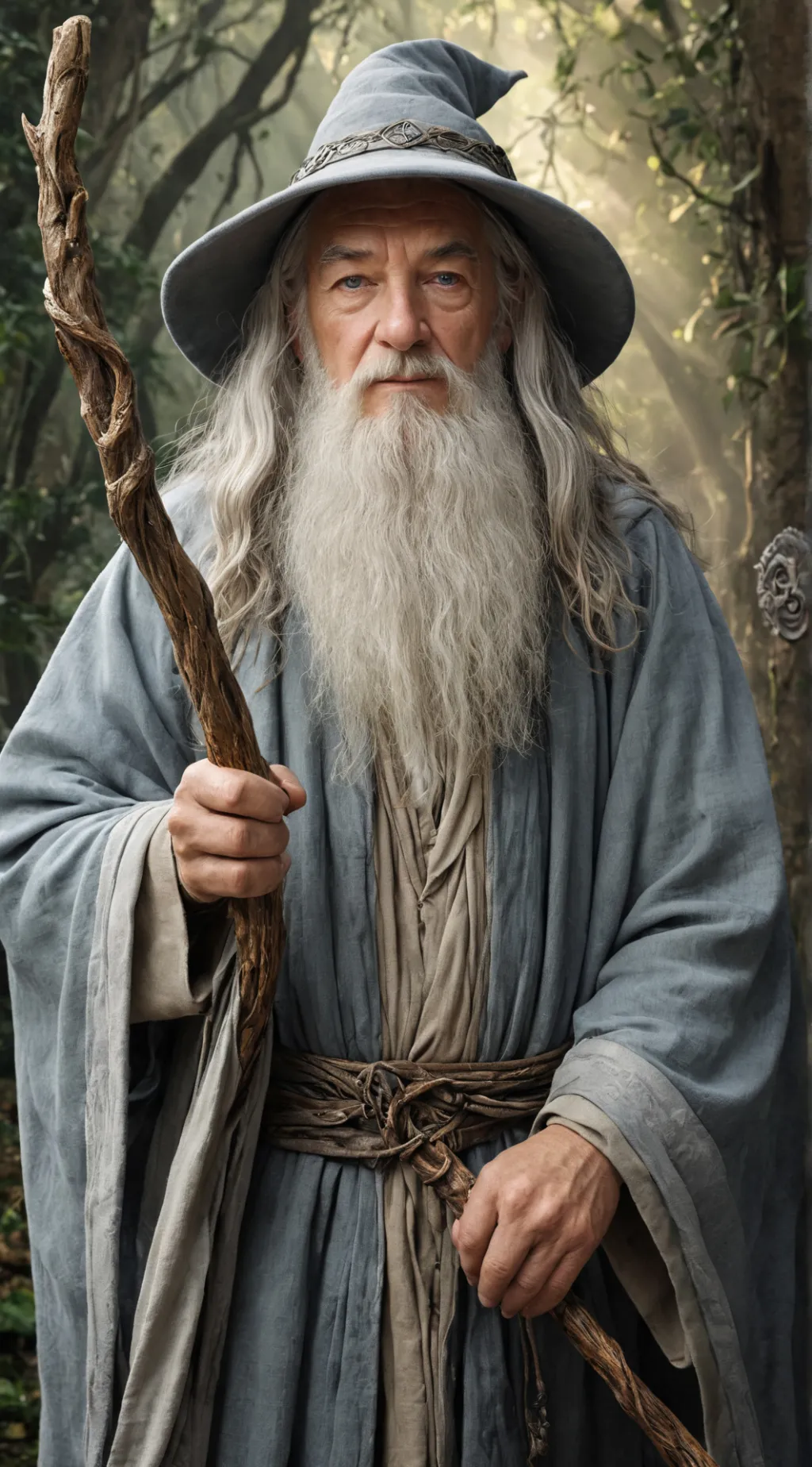 ai character: Gandalf the Grey background