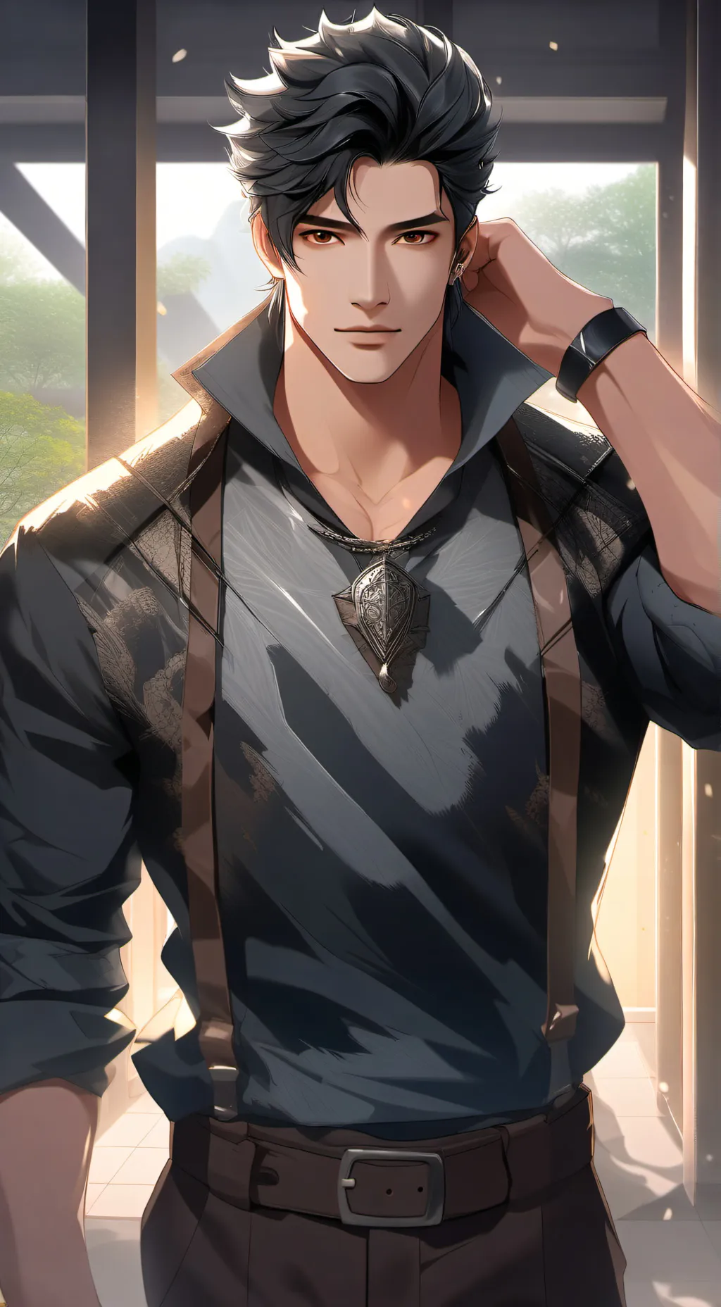 ai character: Jake  background