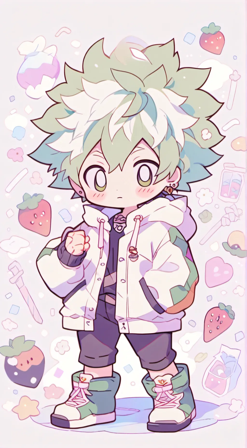 ai character: bakudeku background