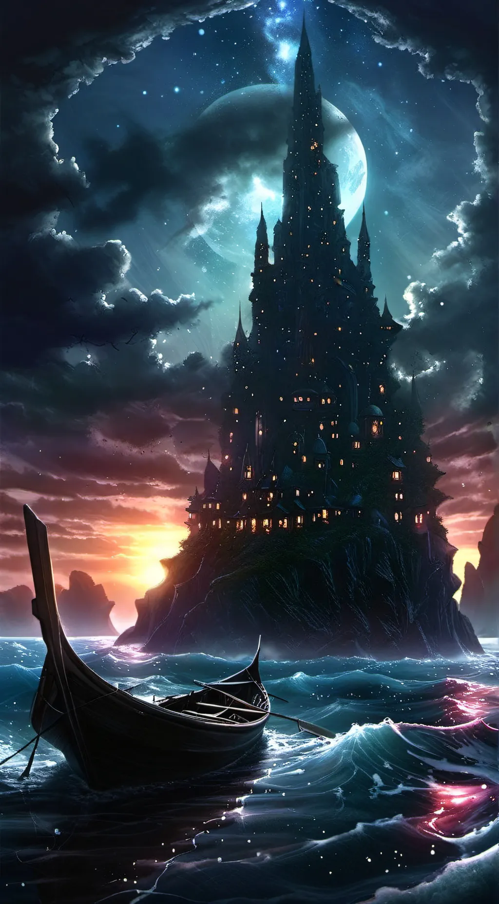 ai character: MHA y/n's castle background