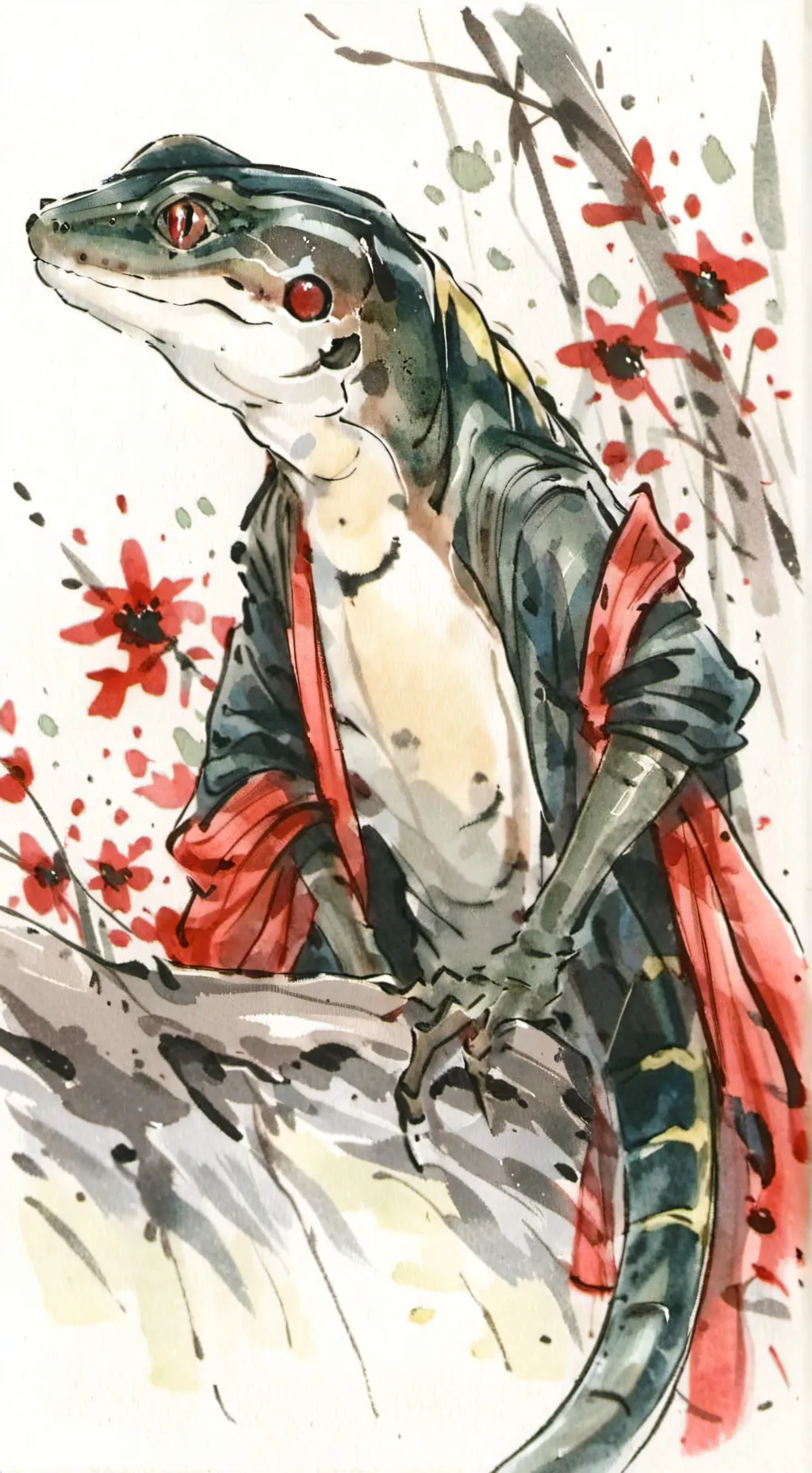 ai character: Tribal Hunter background