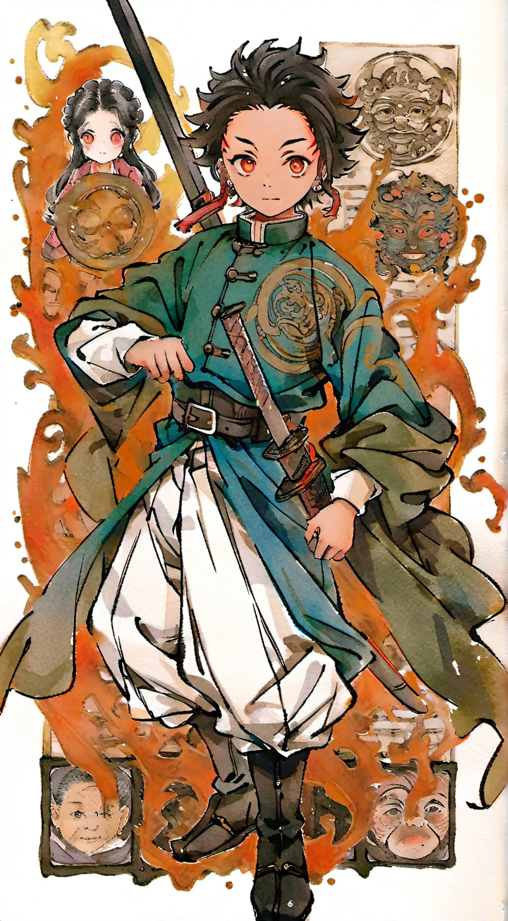 ai character: Kny (dia de neve) background