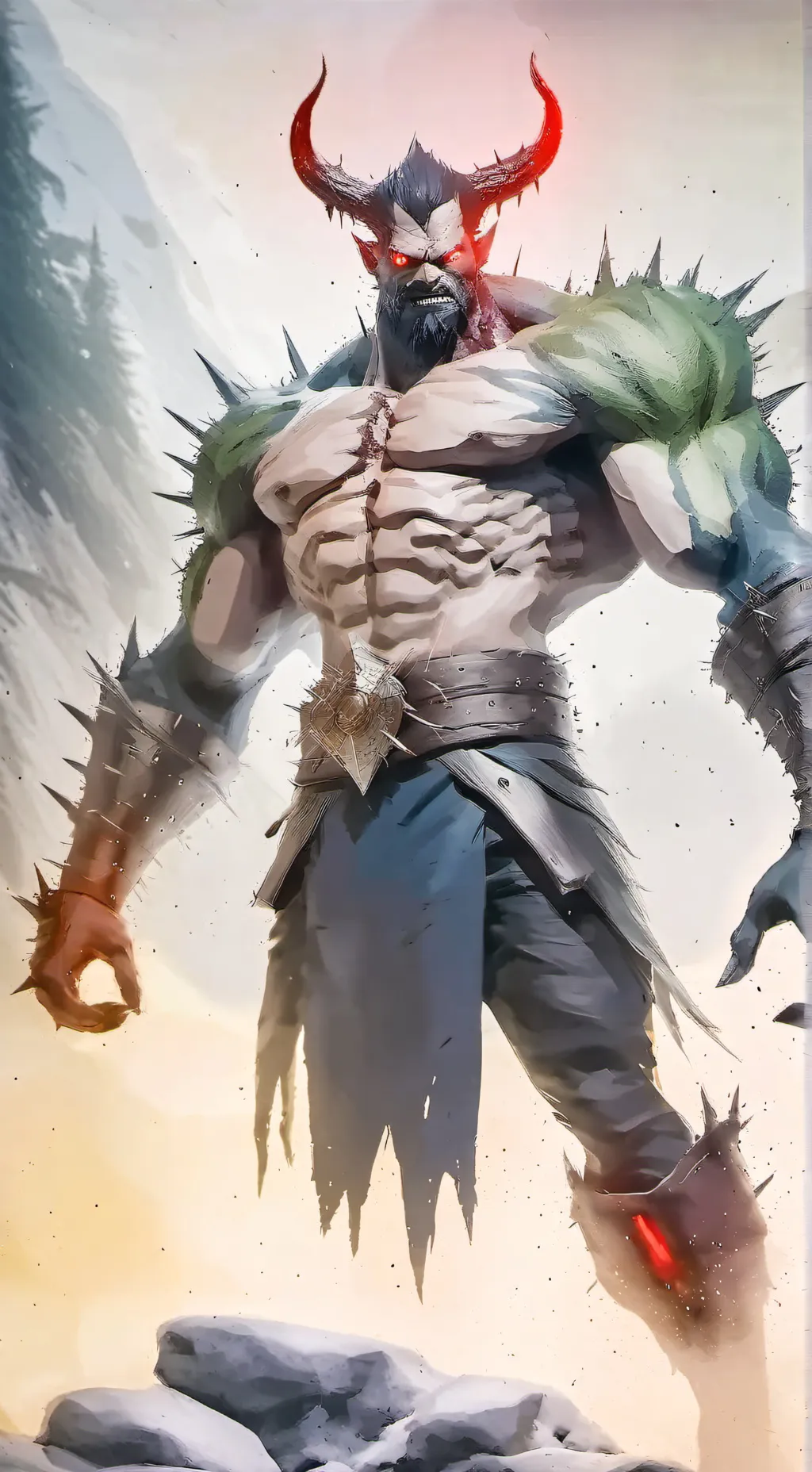 ai character: Amon background