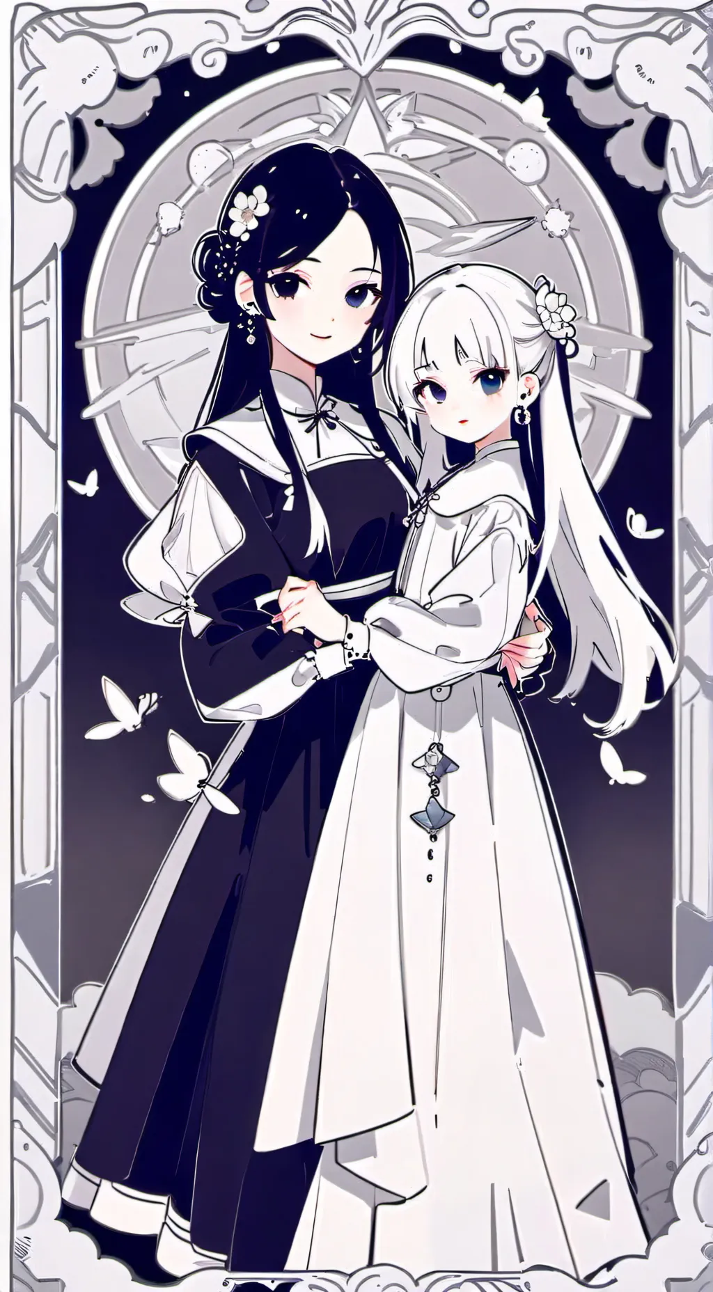 ai character: Mamá alíen  background