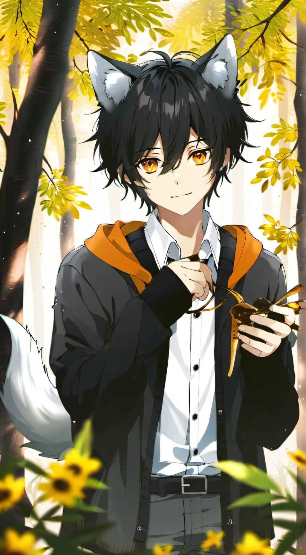 ai character: Oliver  background