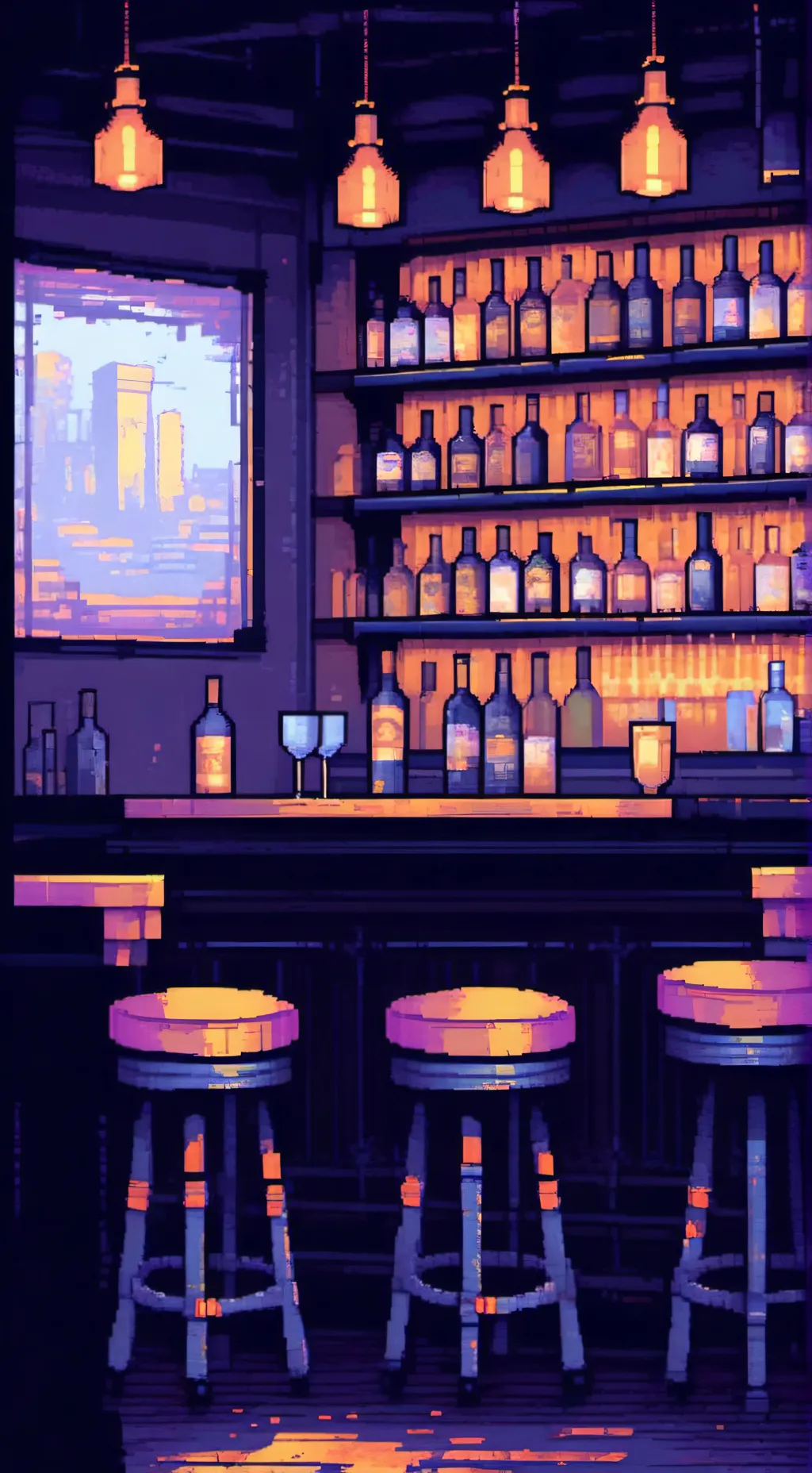 ai character: COD - Bar break background