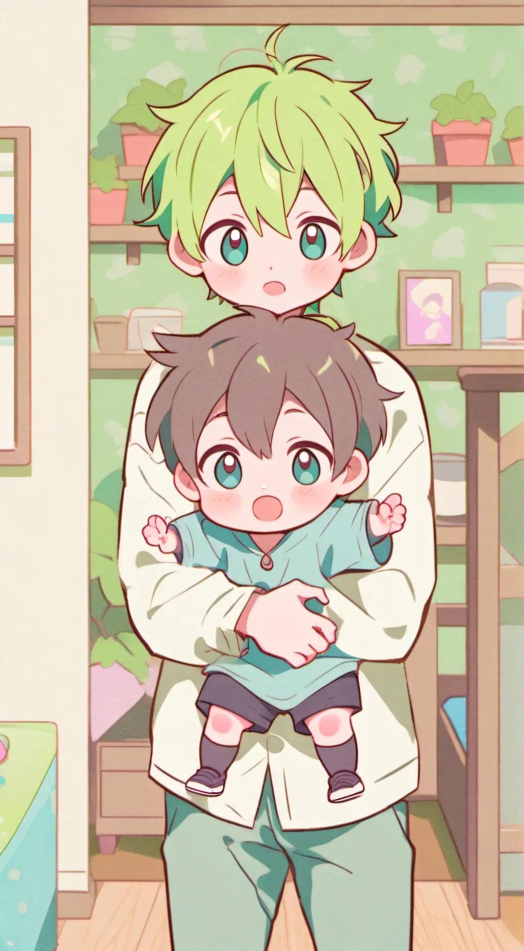 ai character: Alan & Ash background