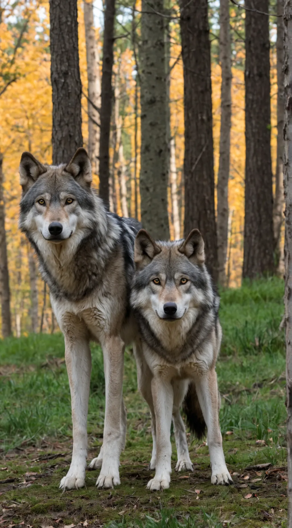 ai character: Maya wolf bite background