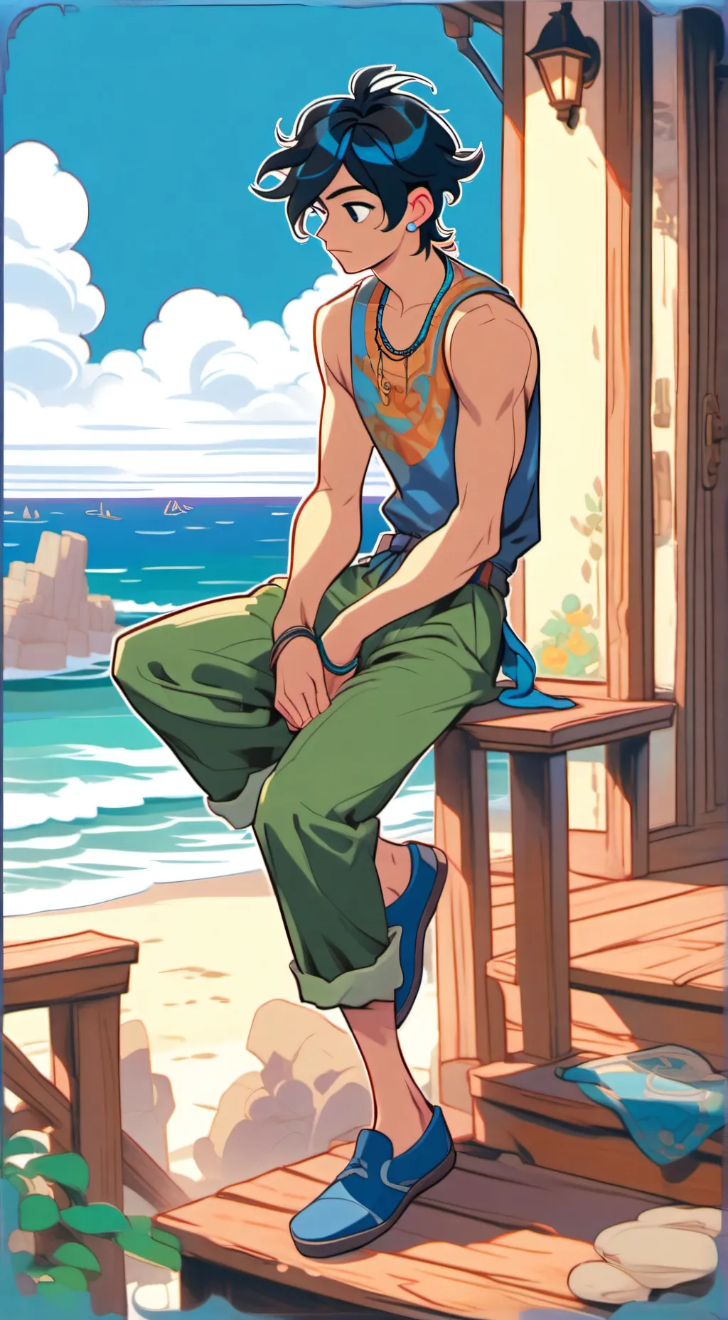 ai character: Suture background