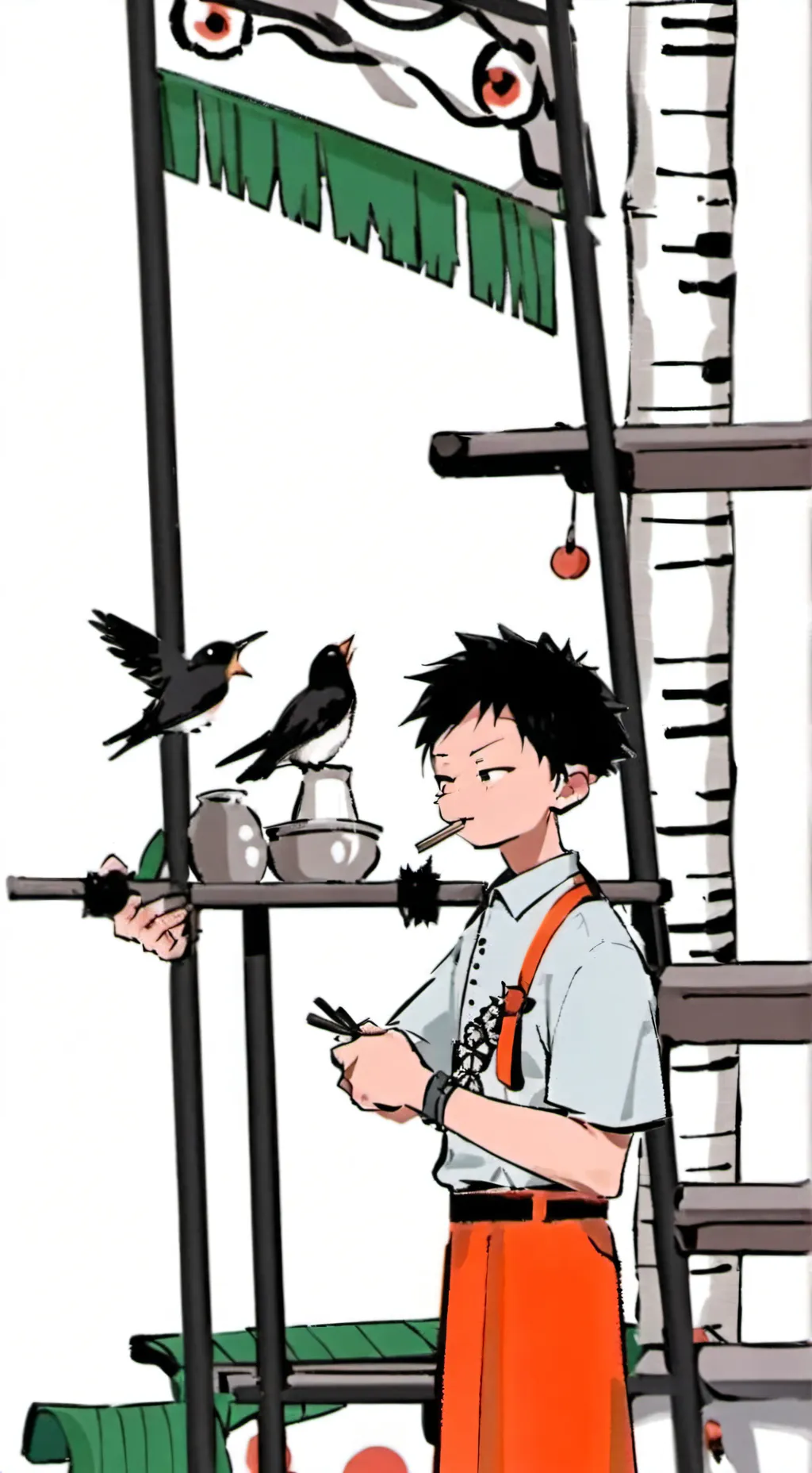 ai character: ~Luffy vore🇧🇷~ background