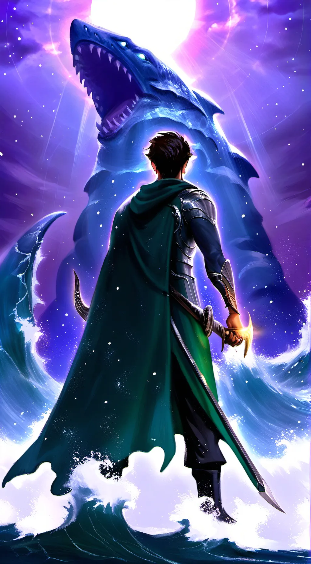 ai character: פרסי גקסון background