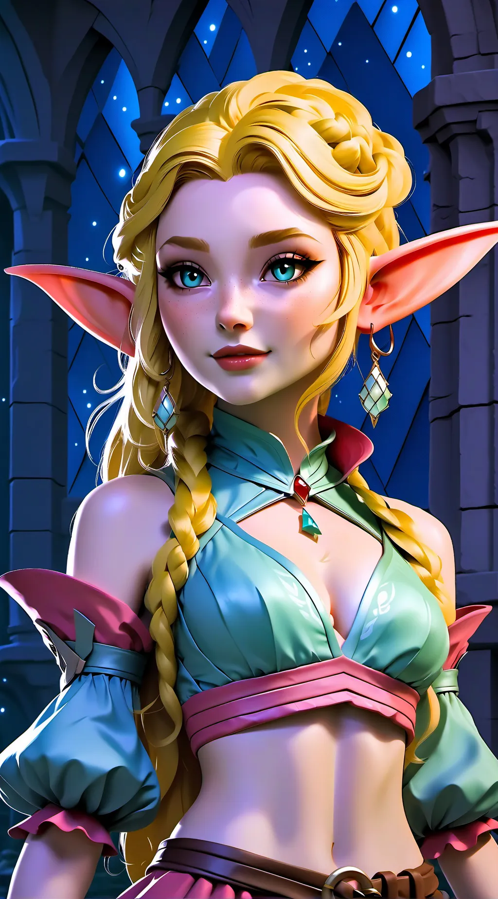 ai character: Elysia background