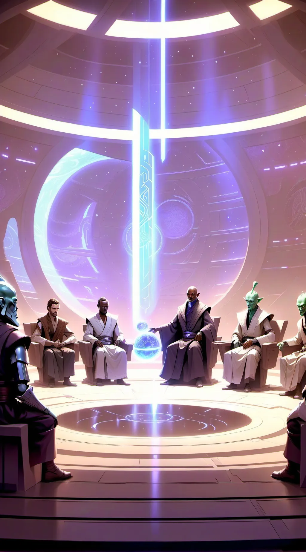 ai character: Sith/Jedi united background