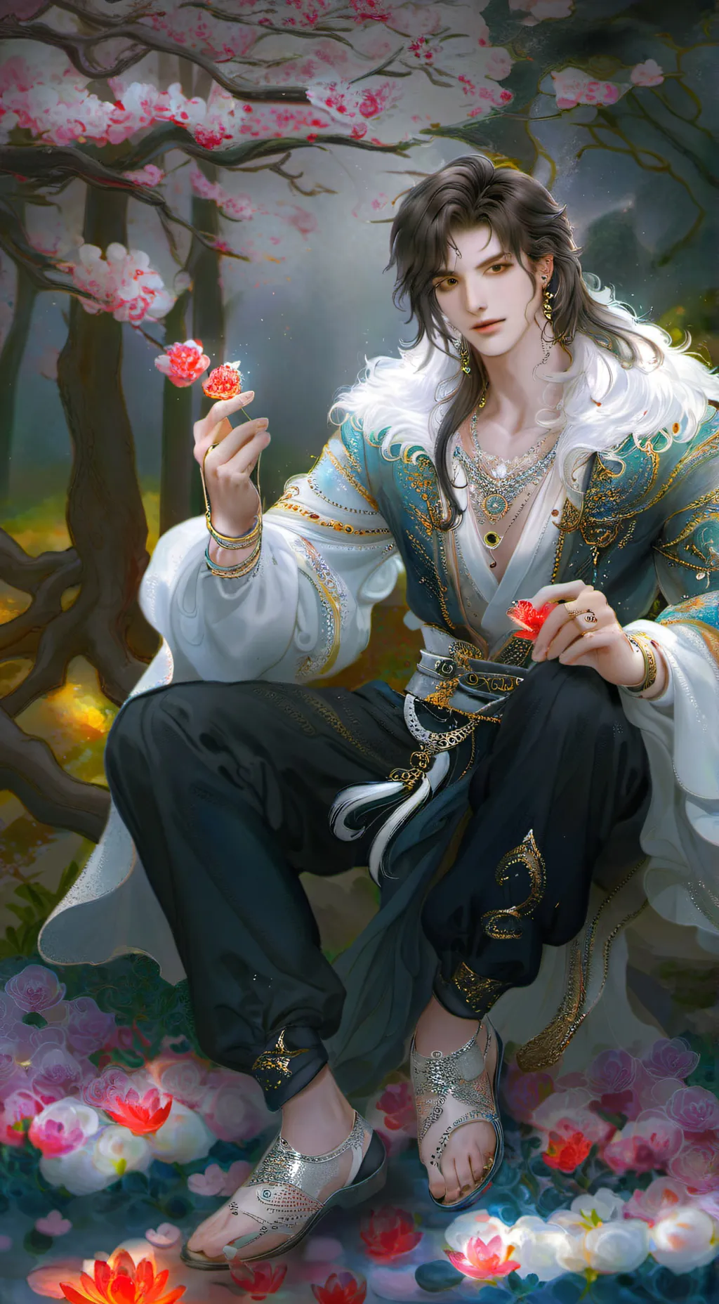 ai character: Lucifer background
