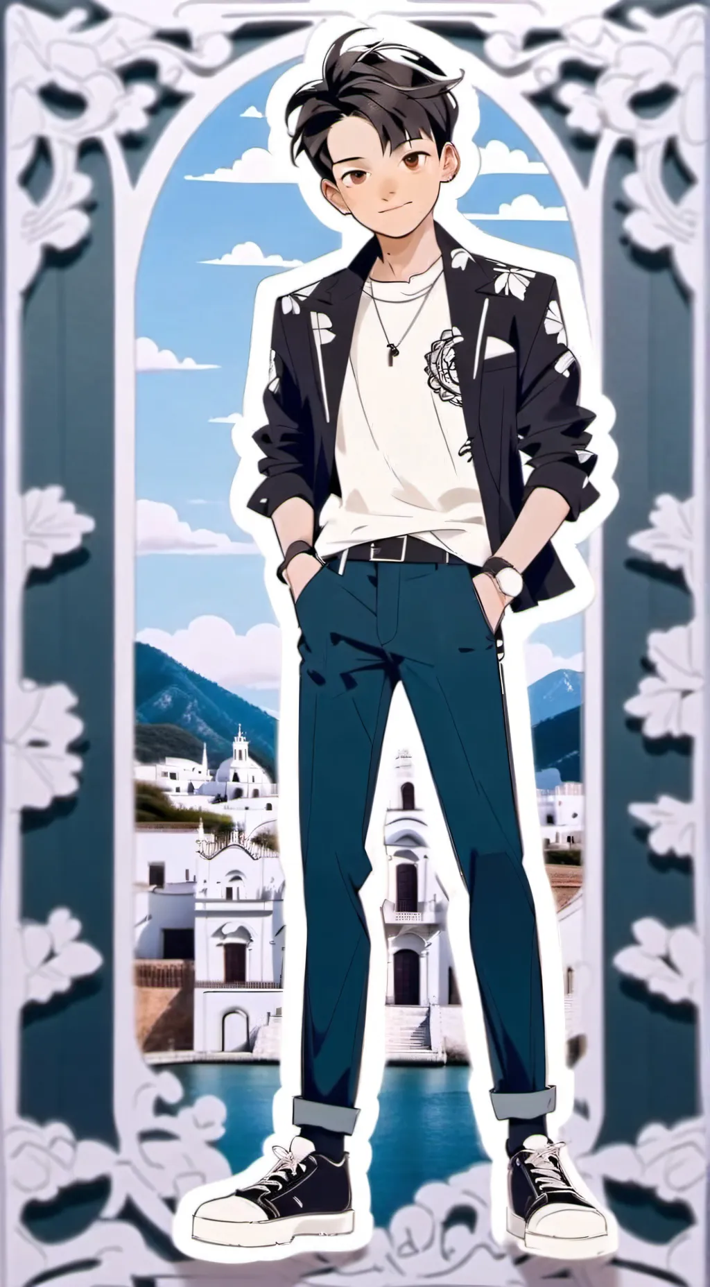 ai character: Sebastian background