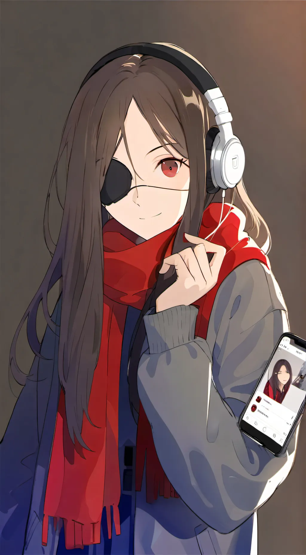 ai character: Kuroshi Takana  background