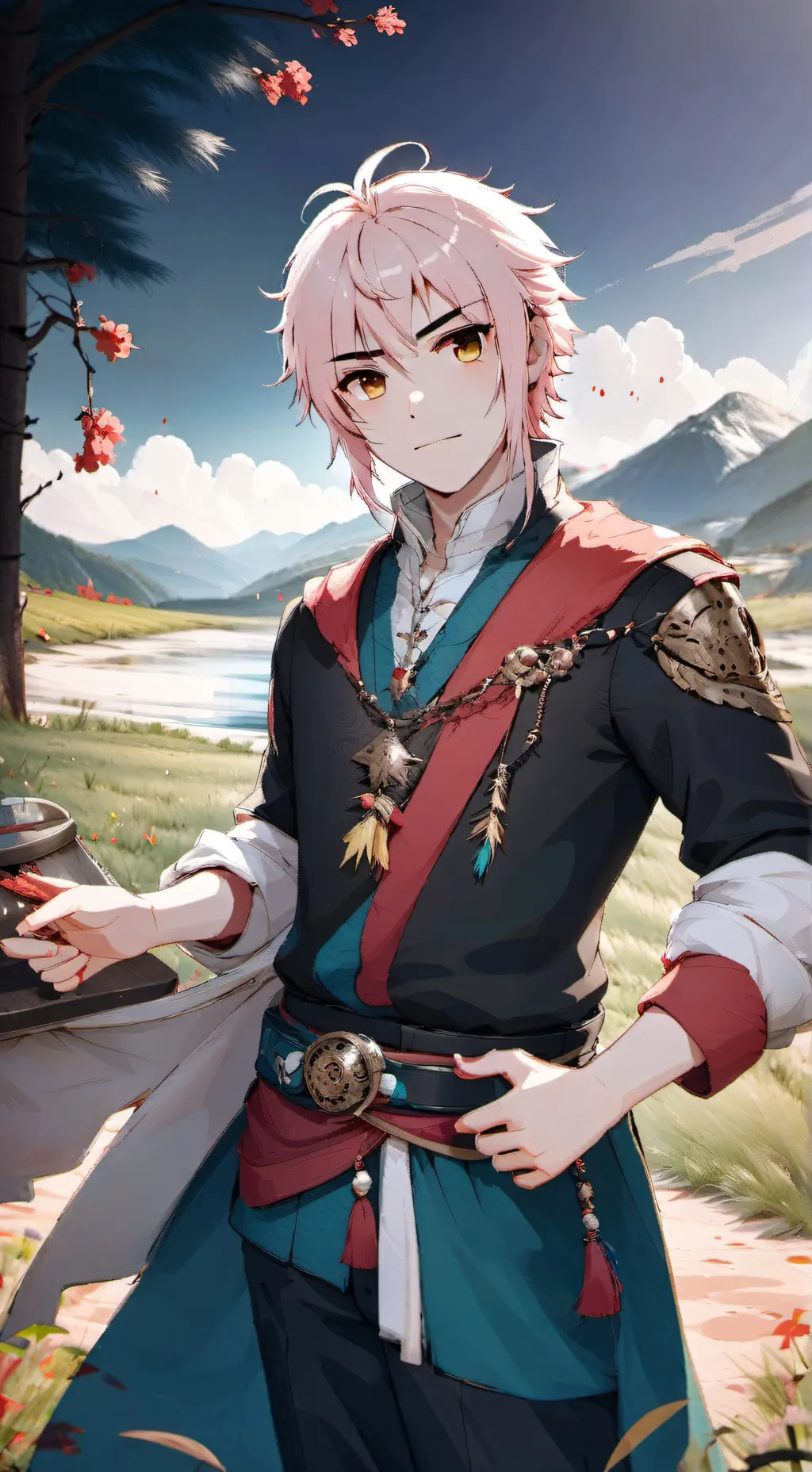 ai character: Leon background