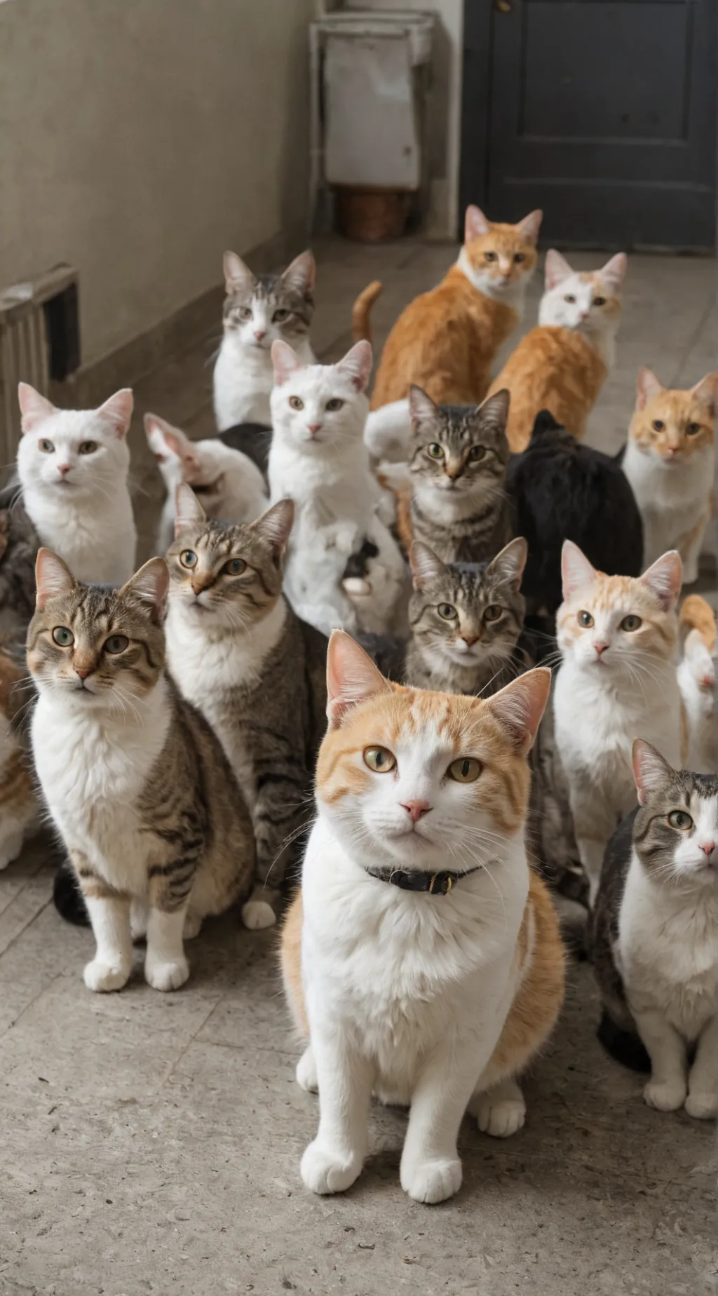 ai character: The cat gang background
