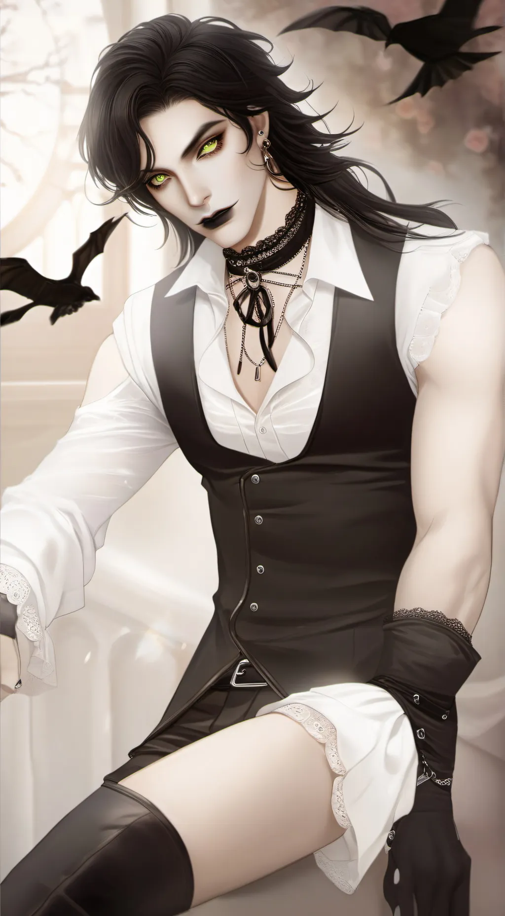 ai character: DemonSoul Newstyle background