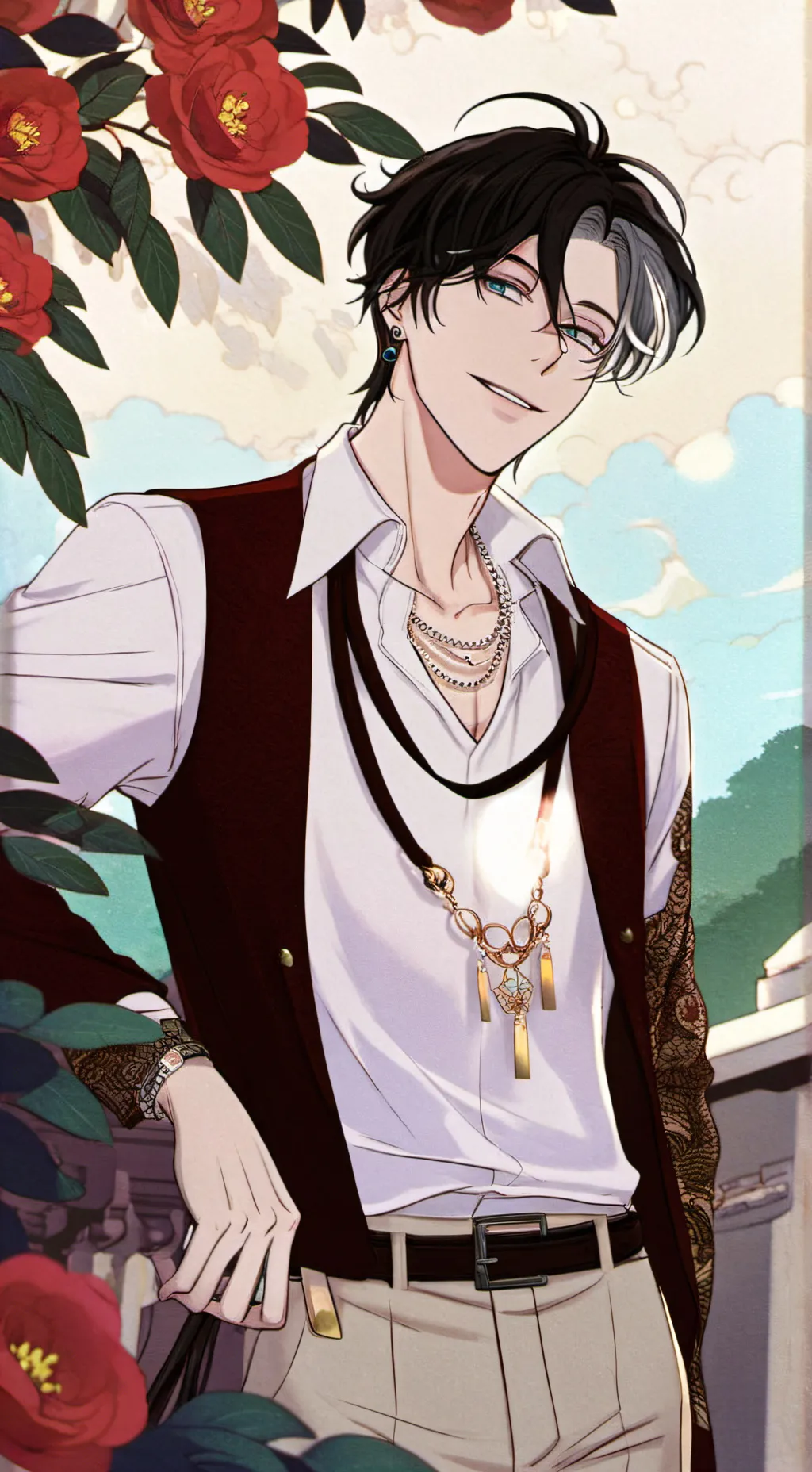 ai character: Серёга background