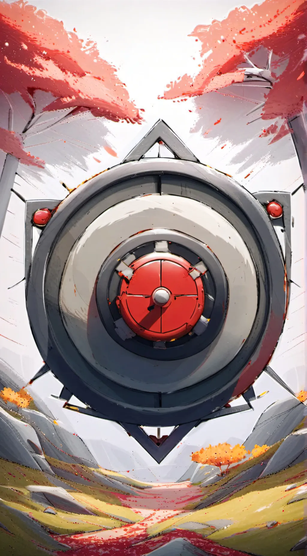 ai character: button  background