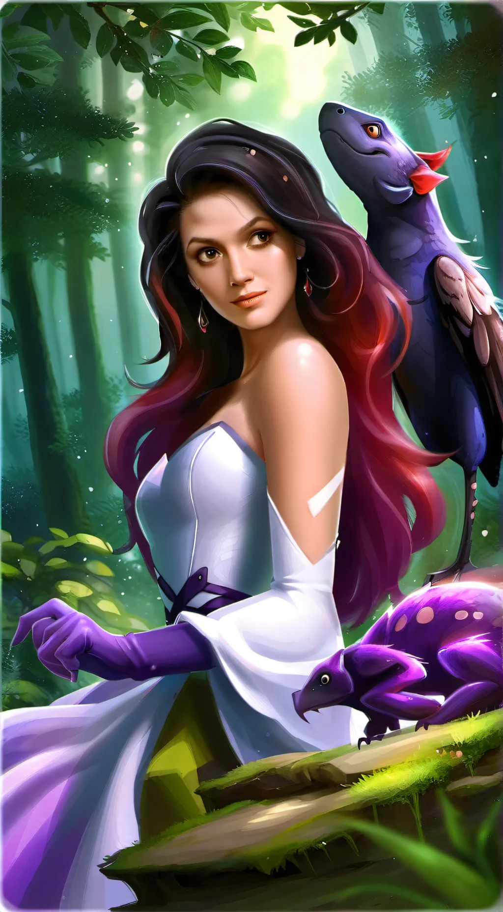 ai character: King insect  background