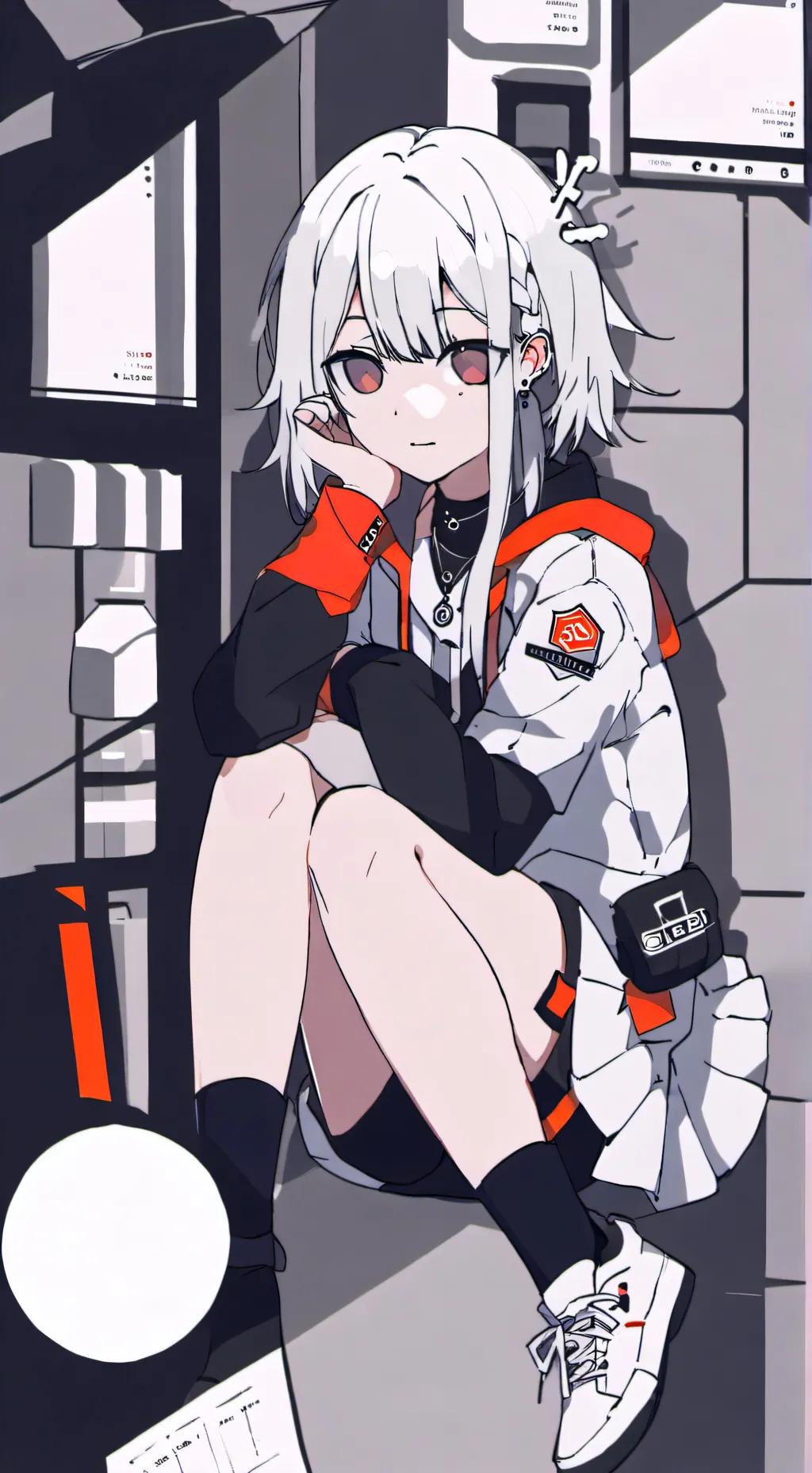 ai character: Sky background