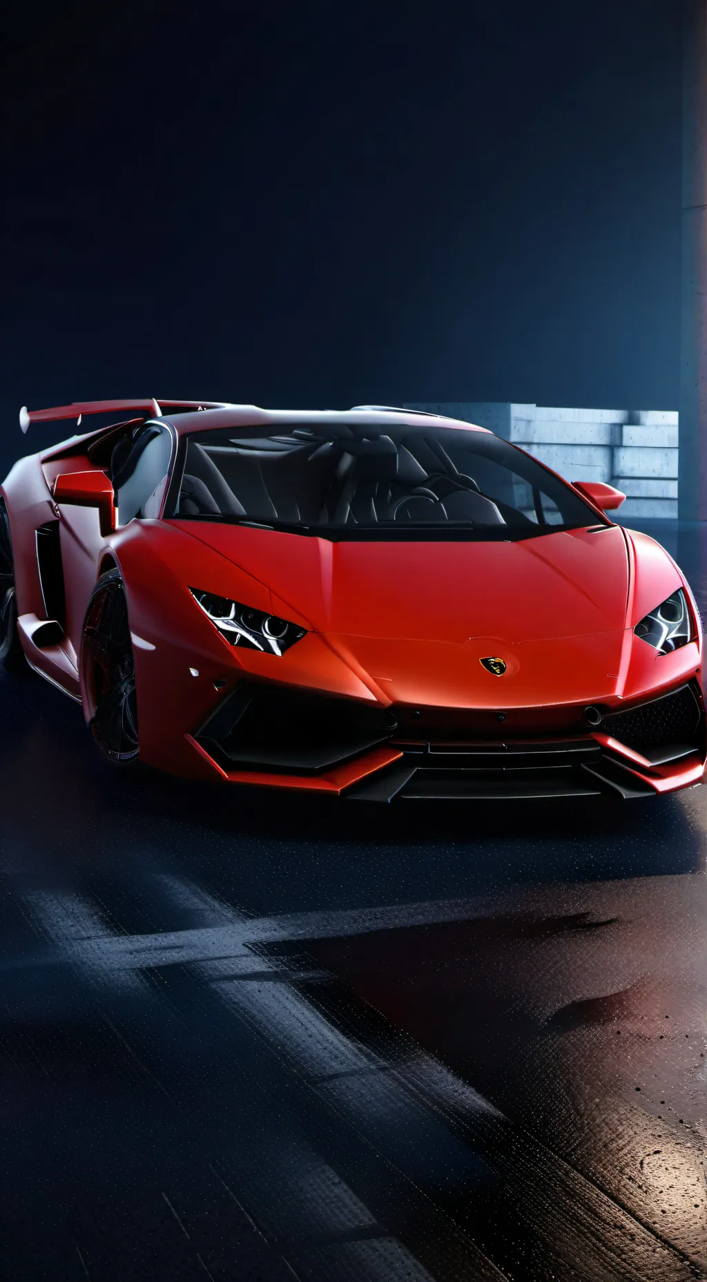 ai character: Lamborghini  background
