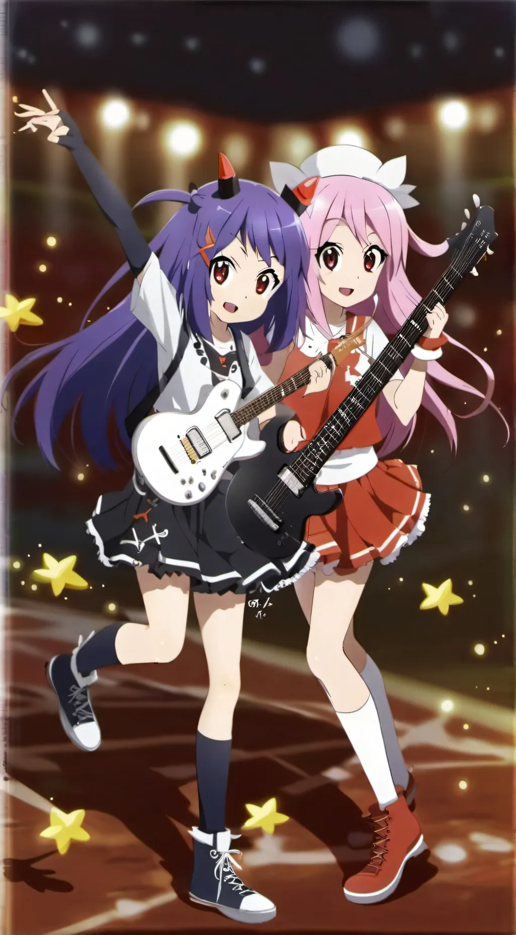 ai character: Puffy Ami y Yumi background