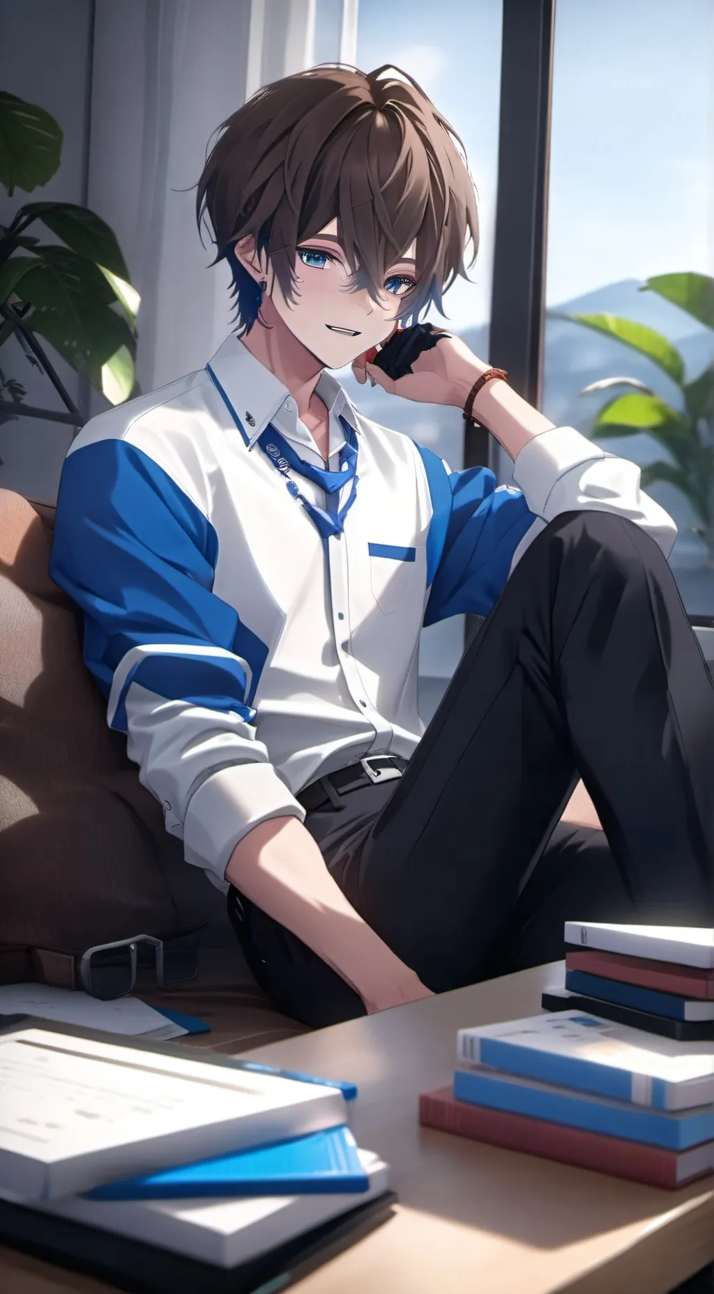 ai character: Harvey background
