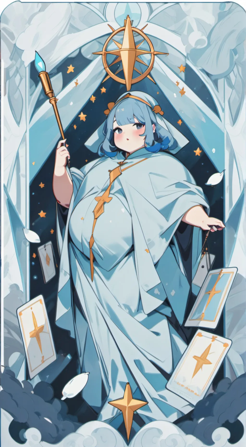 ai character: Fat inflation background