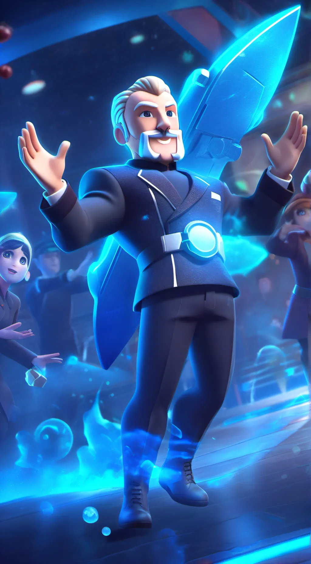 ai character: 007n7 family background