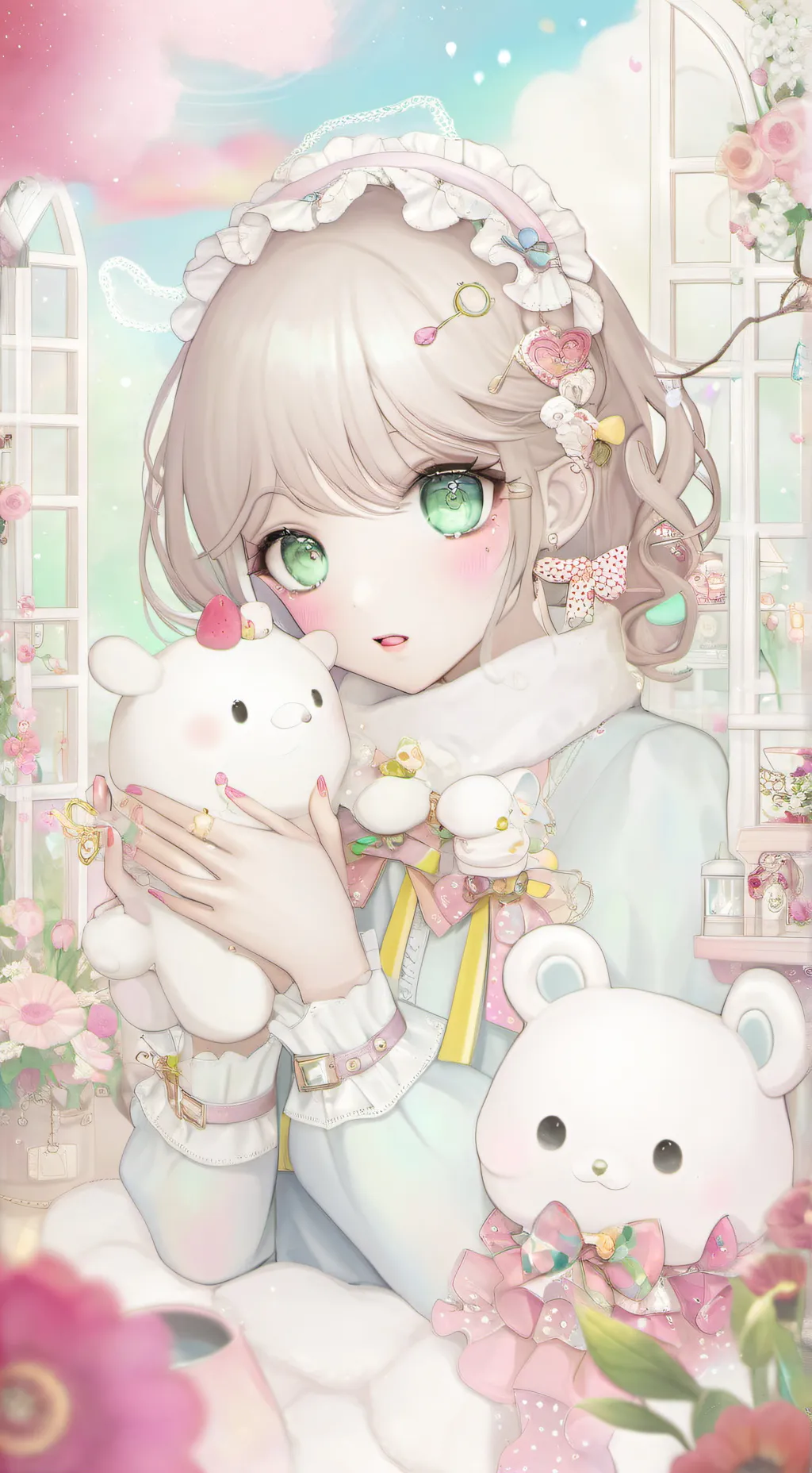 ai character: Come on try it background