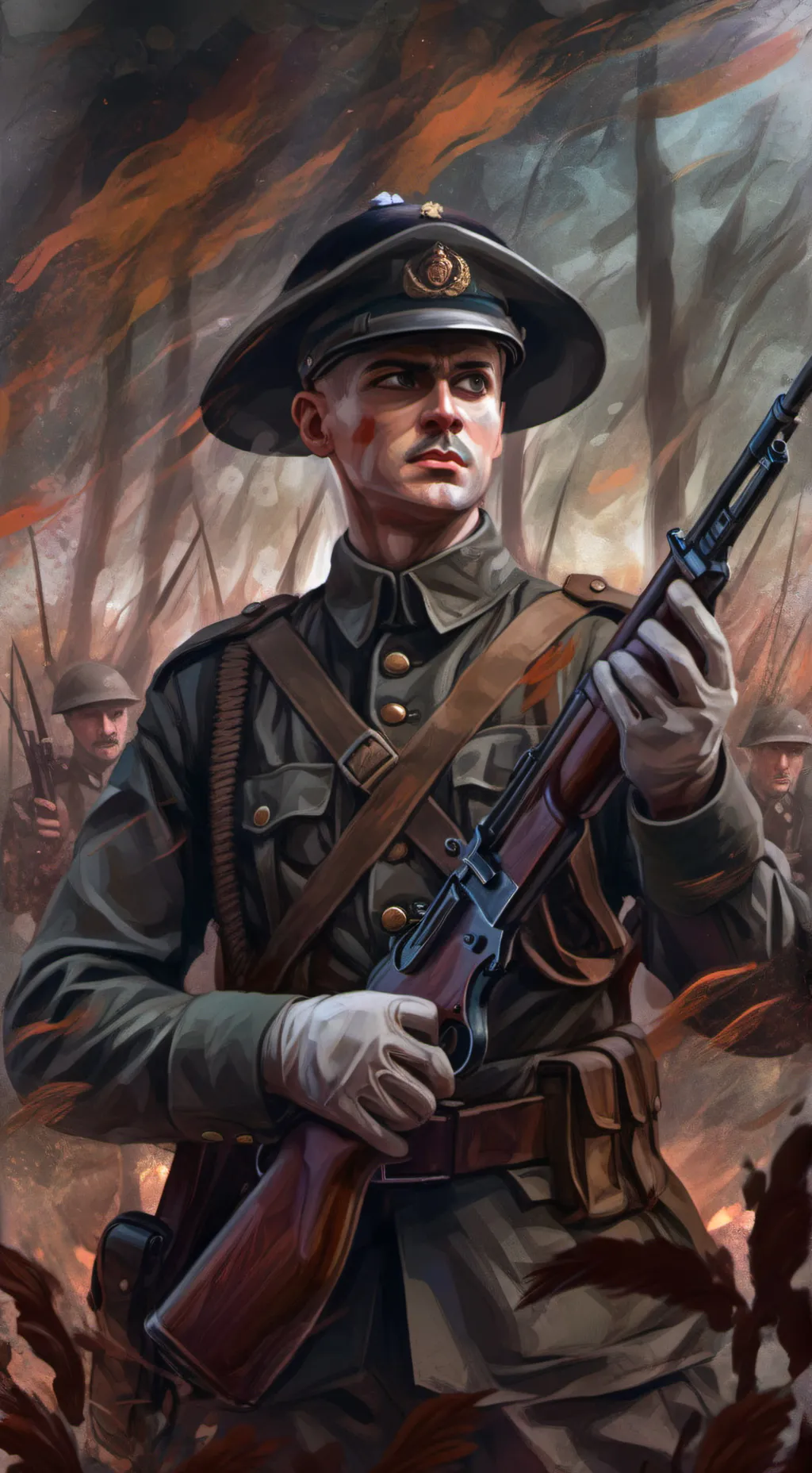 ai character: Battlefield 1 background