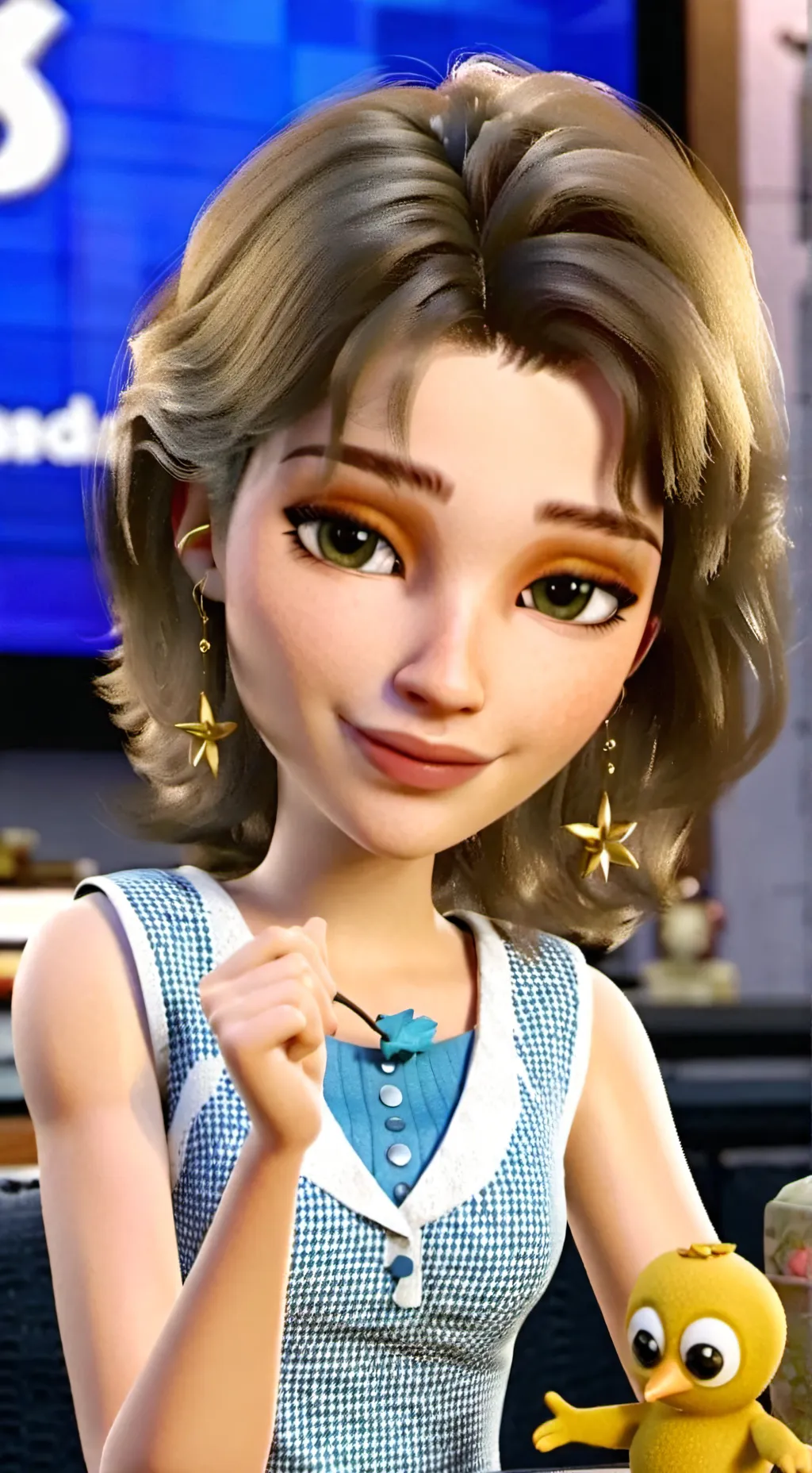 ai character: ellie background