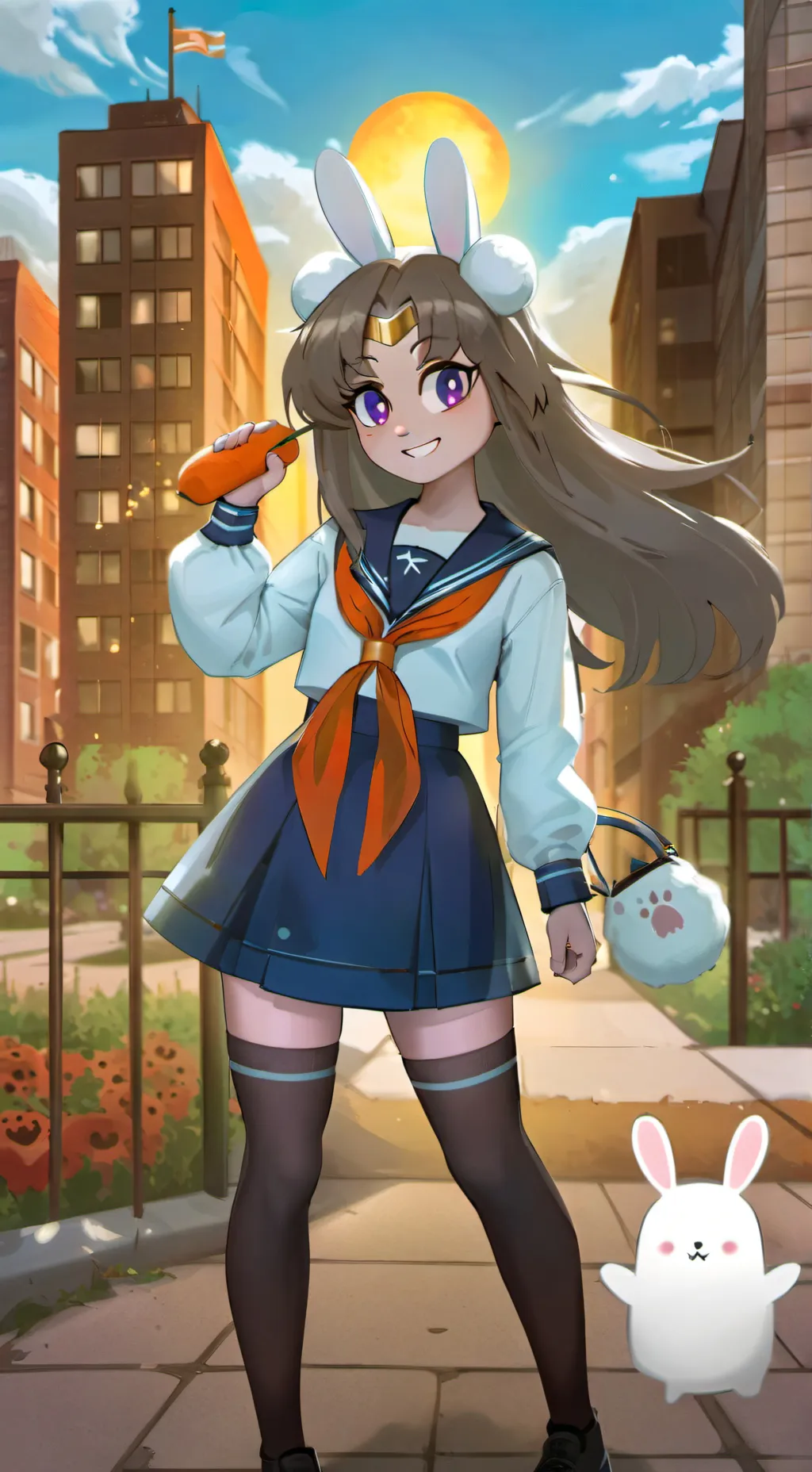 ai character: Sailor Carrots background