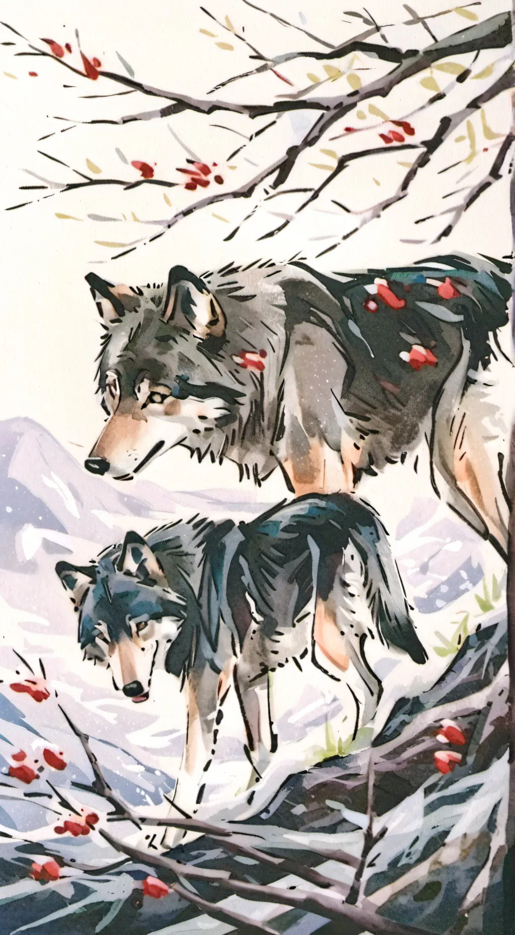 ai character: Wolf family background