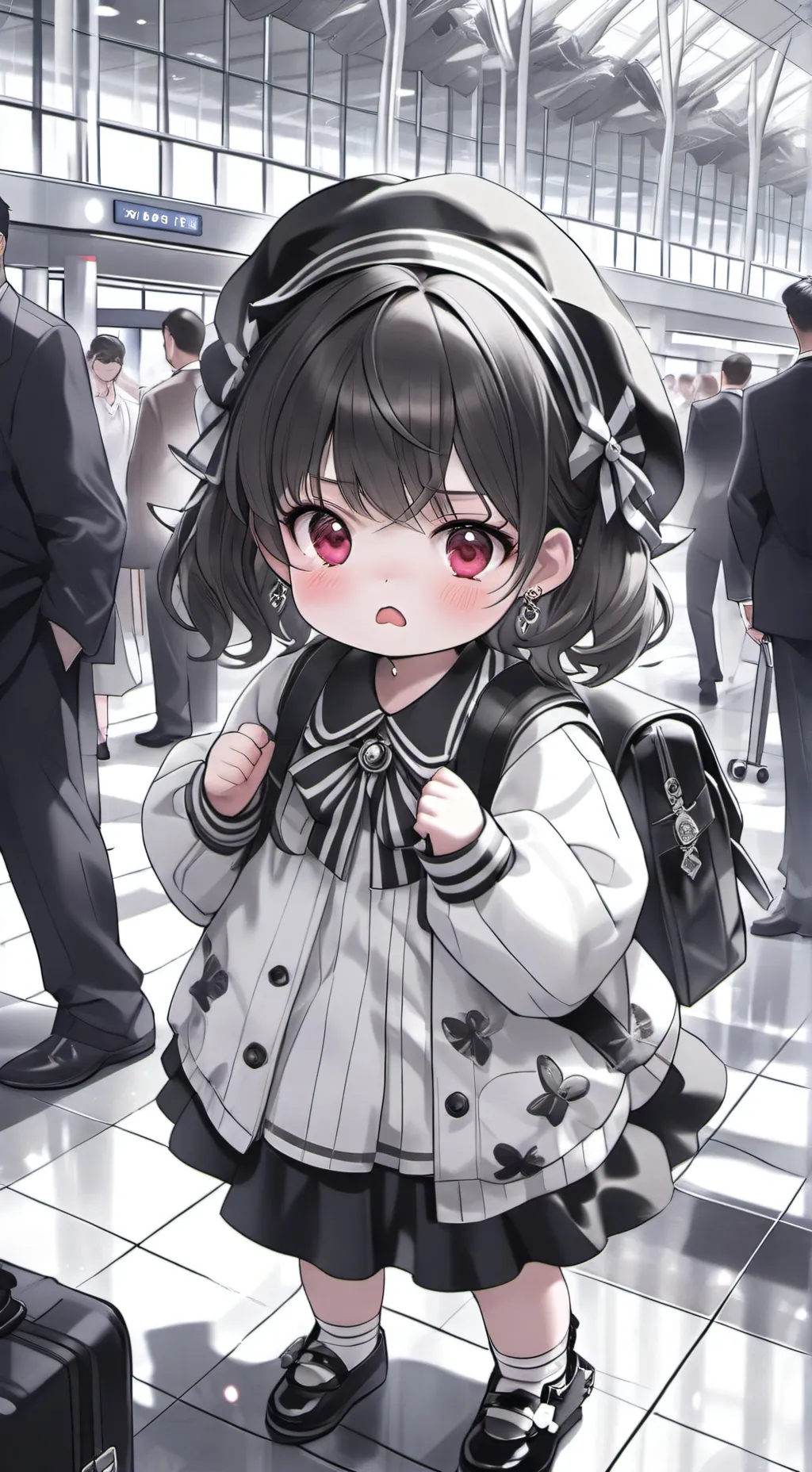 ai character: baby background