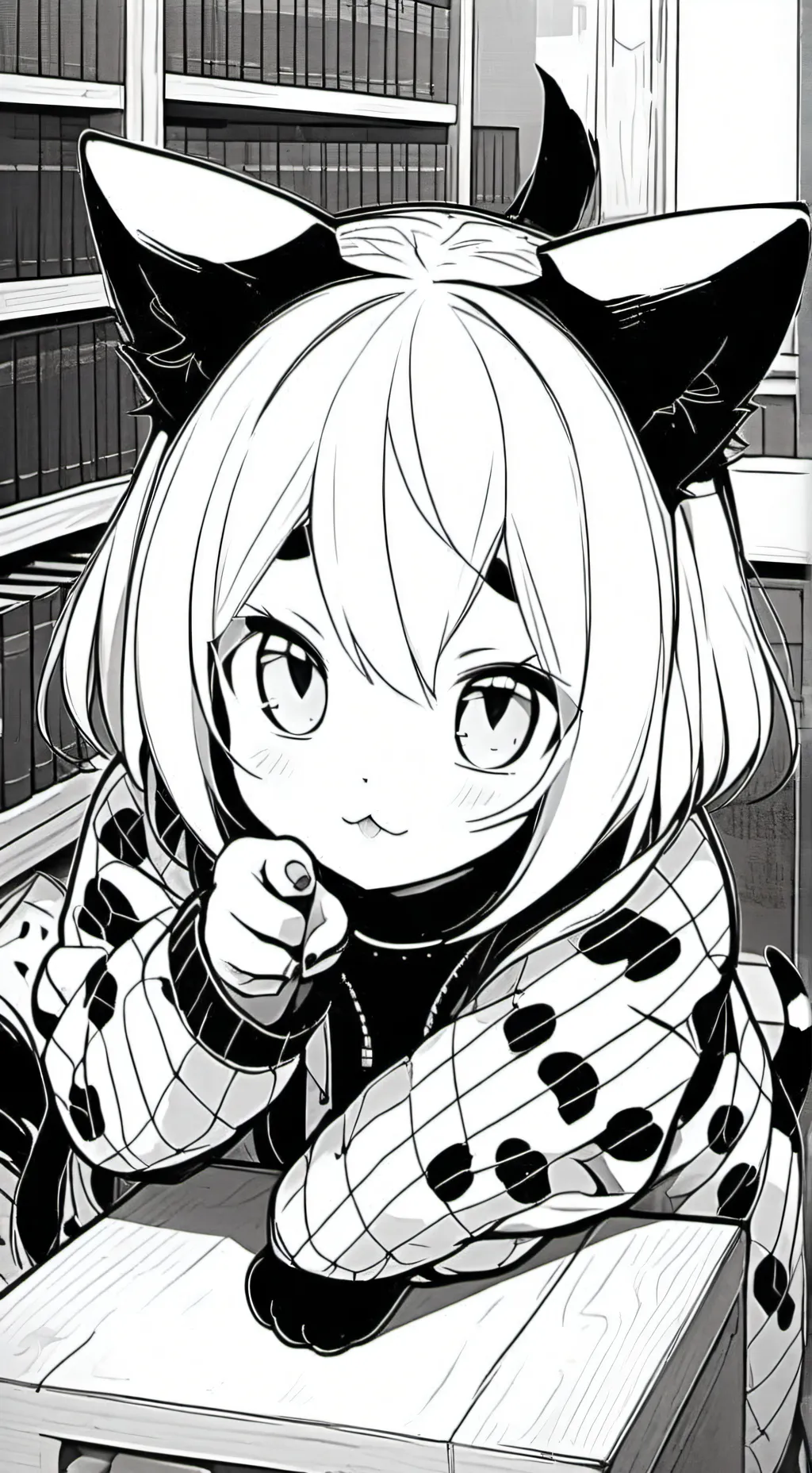 ai character: Leopard Spirit Kit background