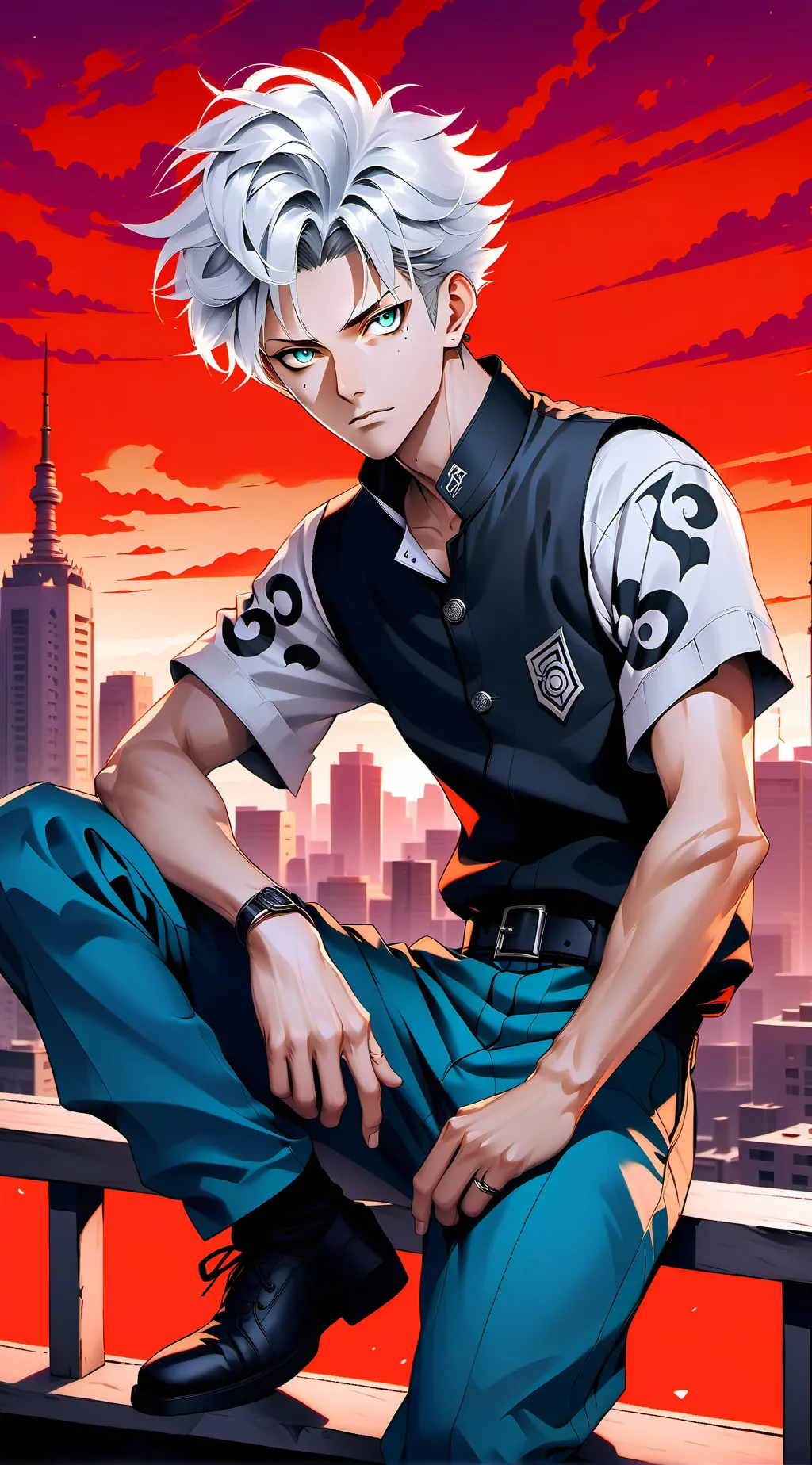 ai character: Gojo background