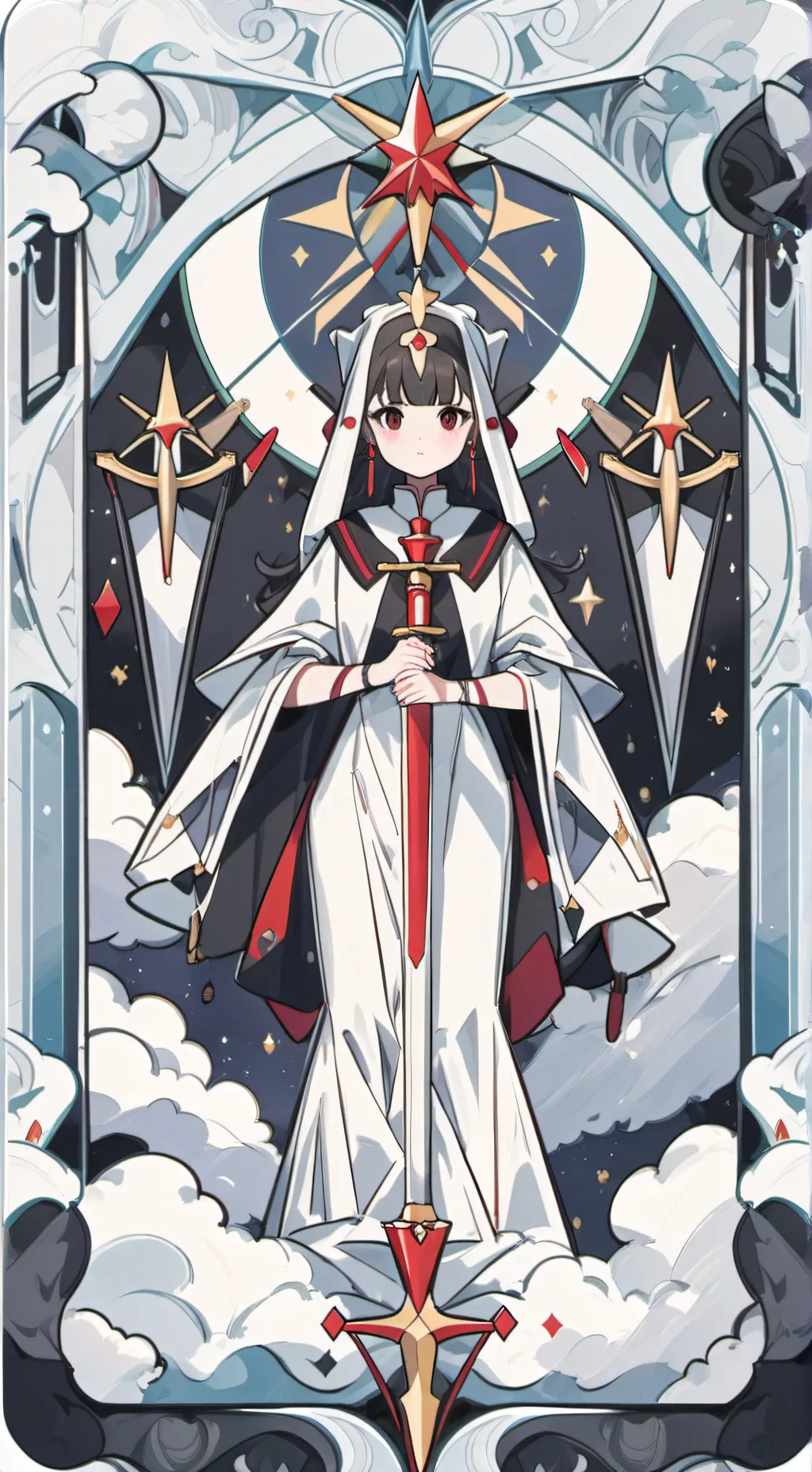 ai character: battle background