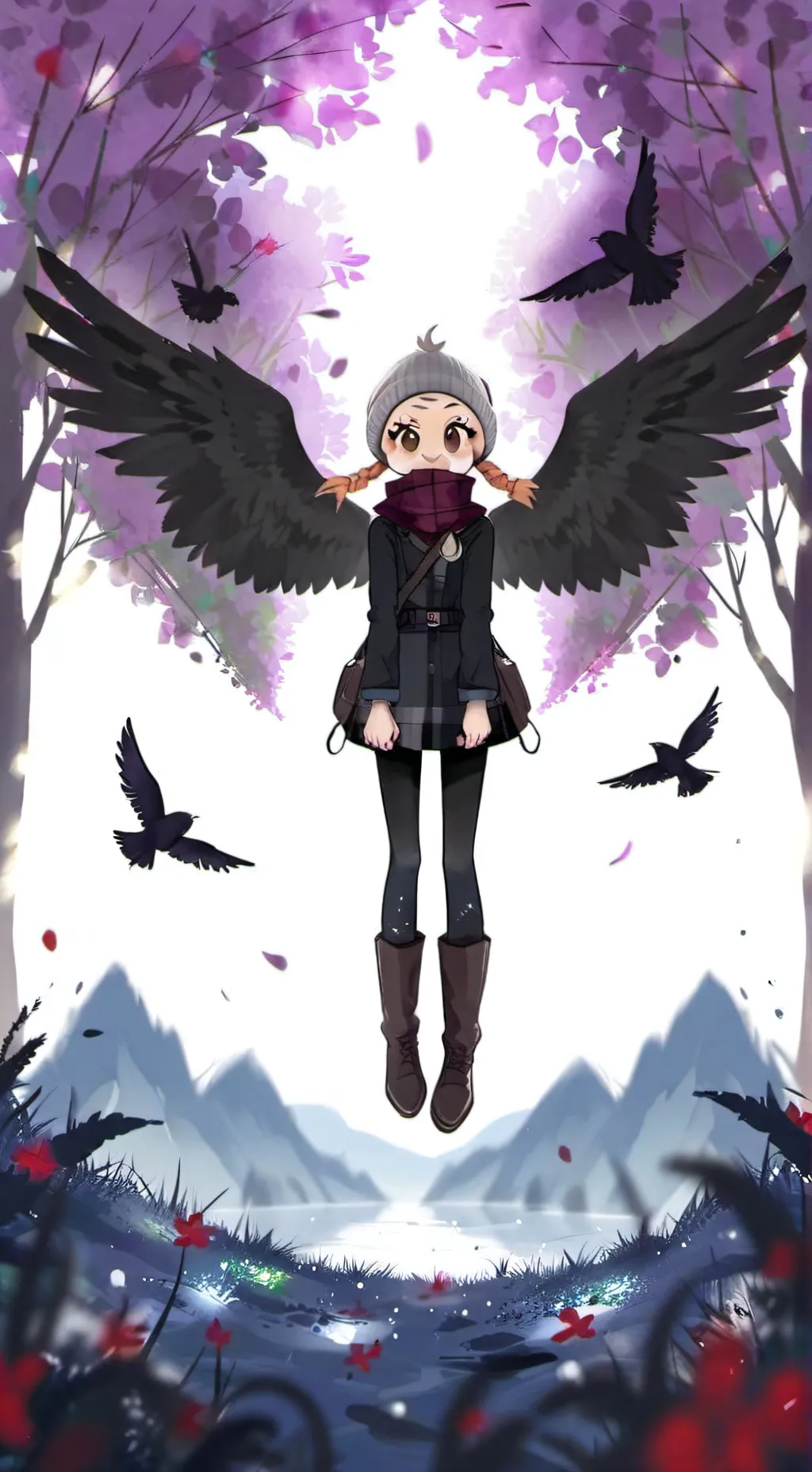 ai character: Dandys world :3 background