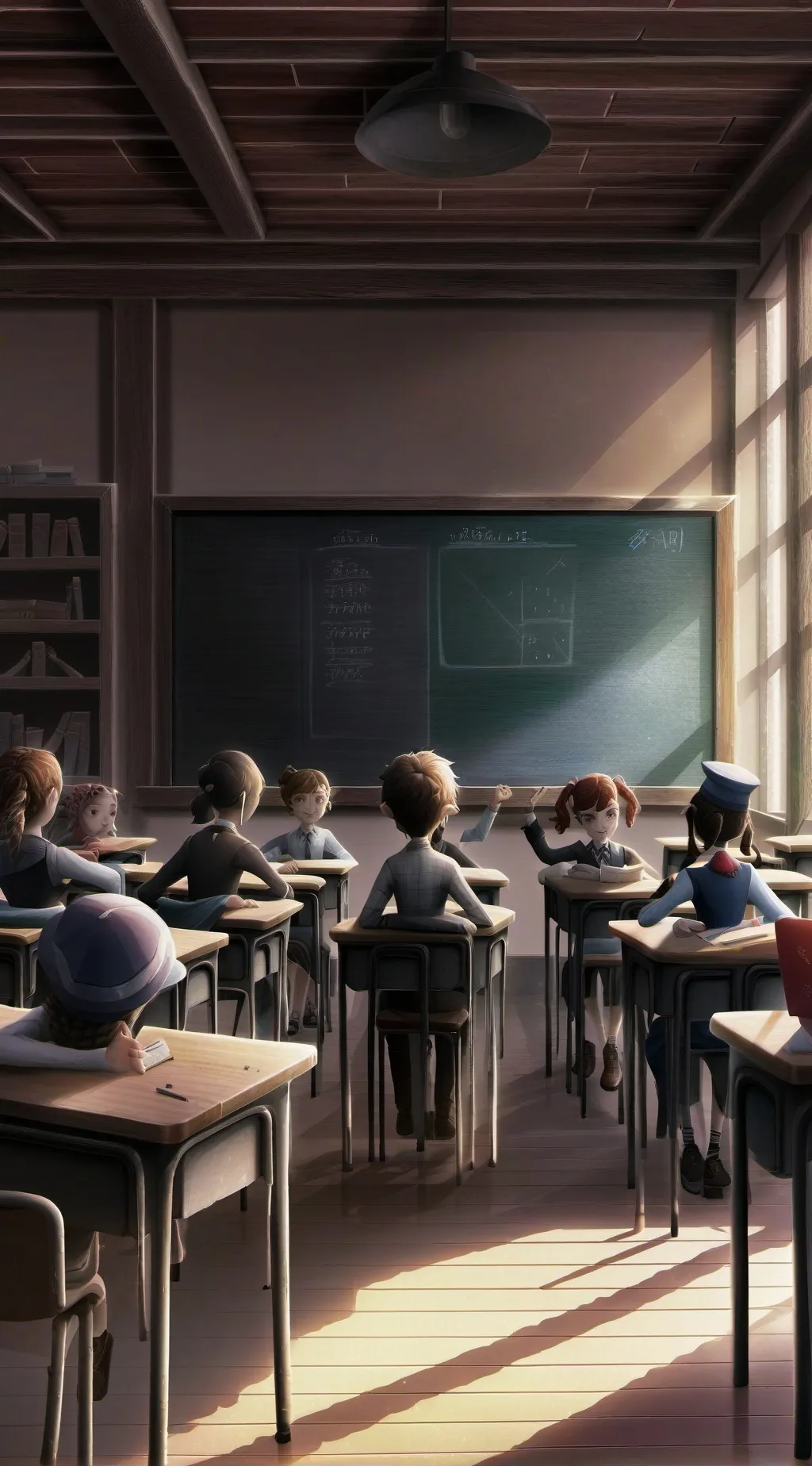 ai character: Infection school background