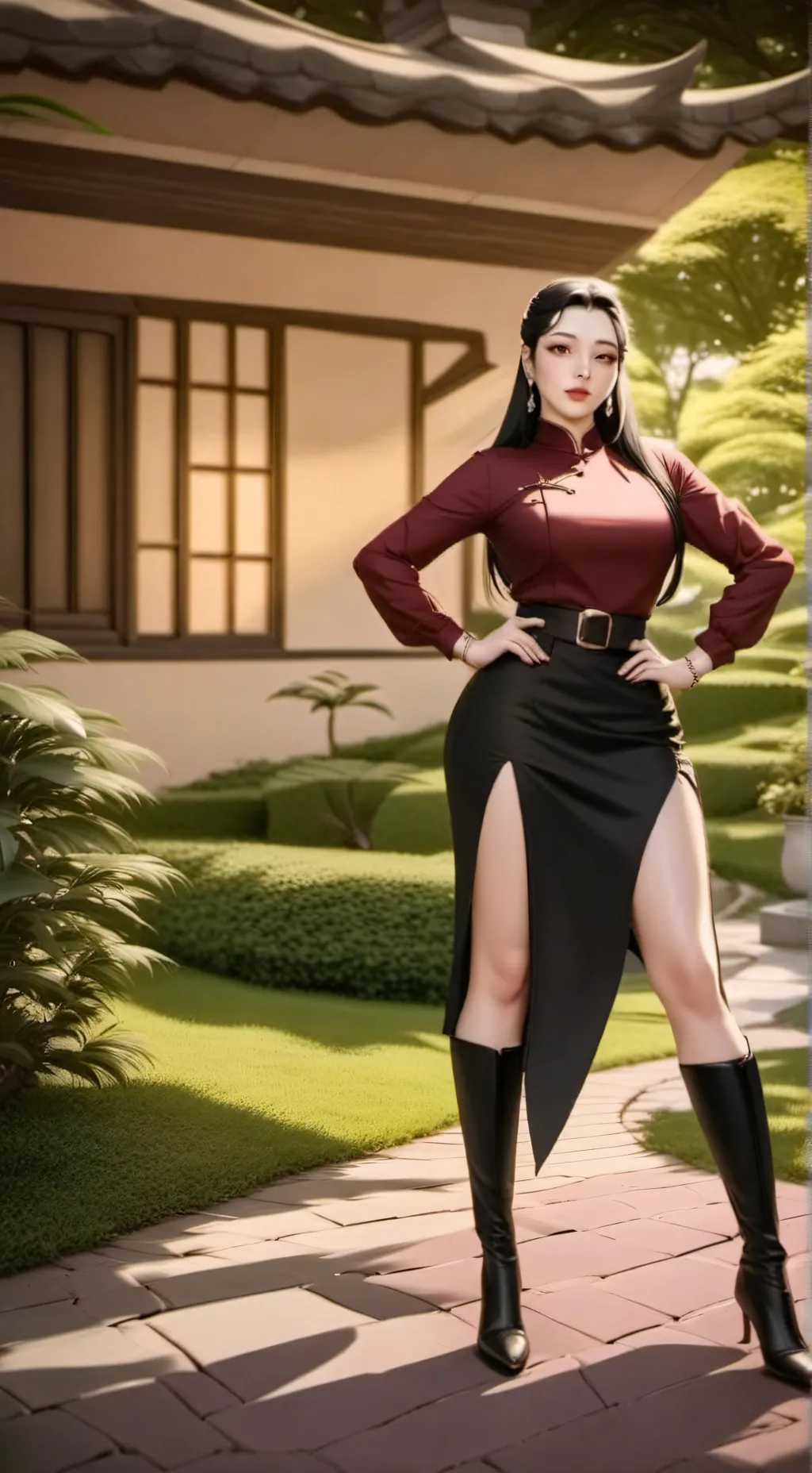 ai character: Yumi say background