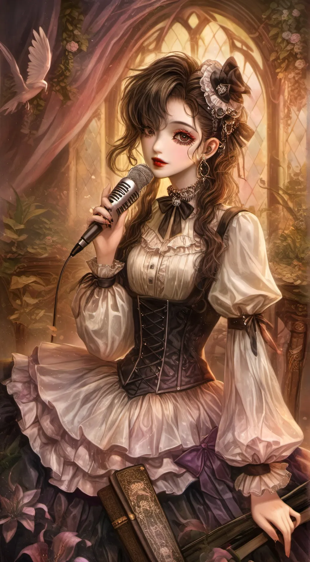 ai character: Famous Singer background