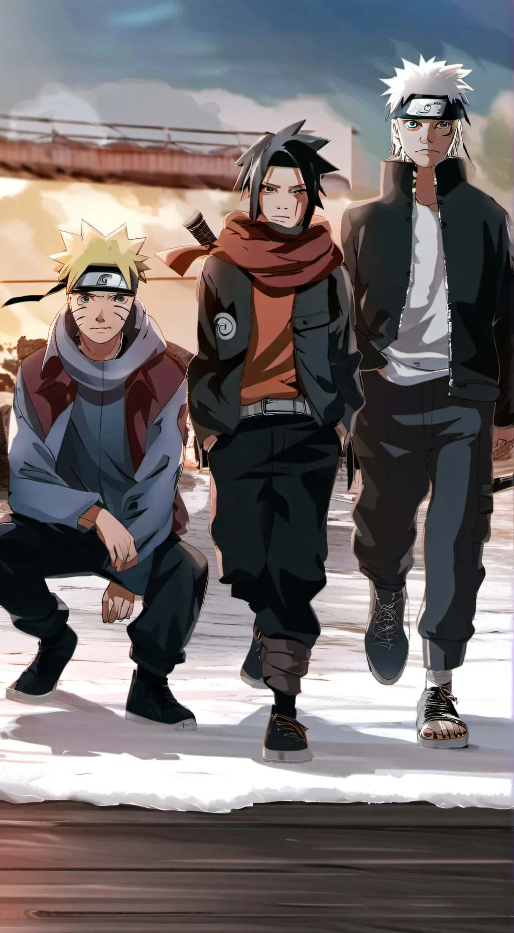 ai character: The power team 7 background